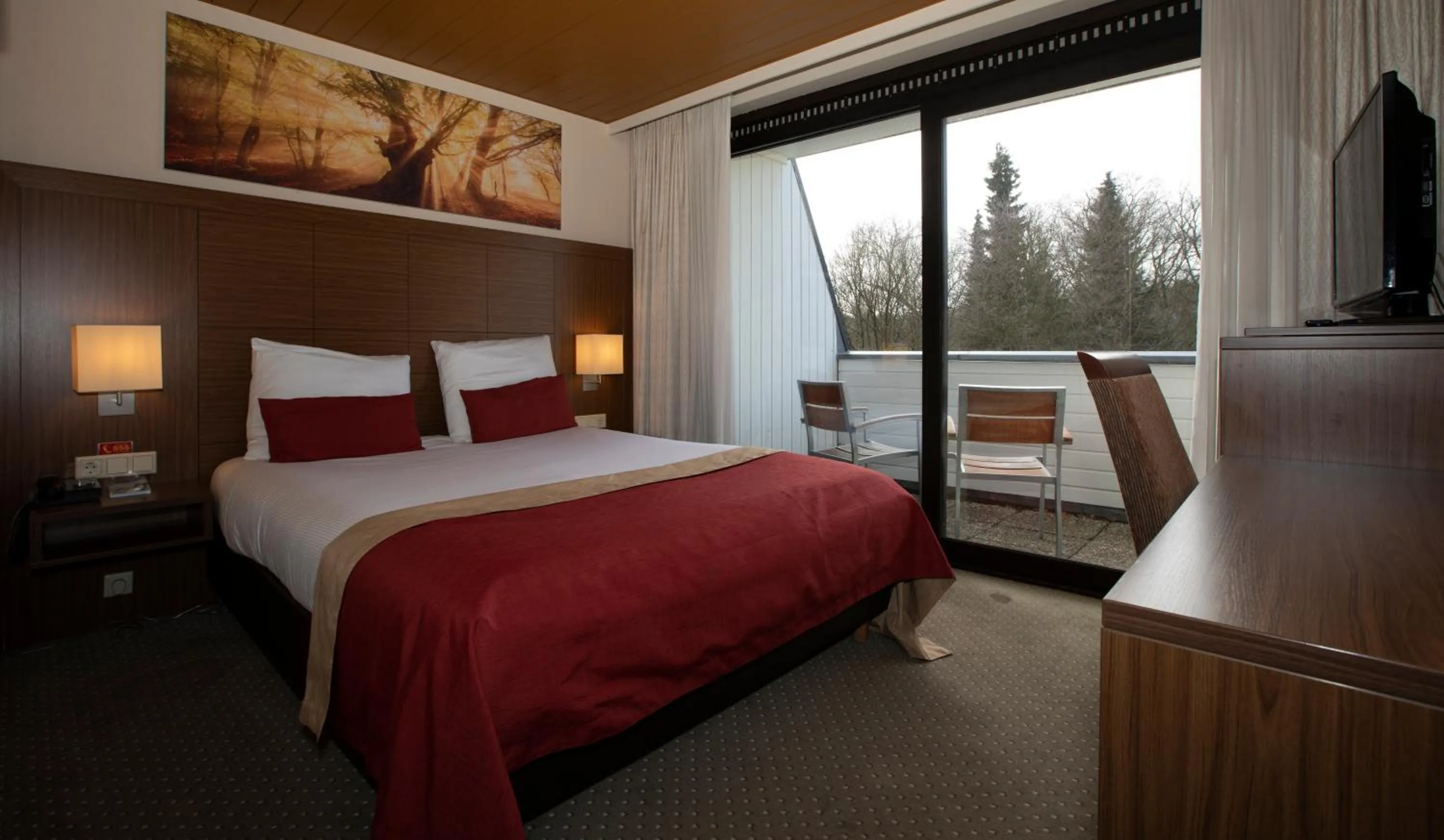 Bedroom, Bed in Fletcher Hotel-Restaurant Wolfheze