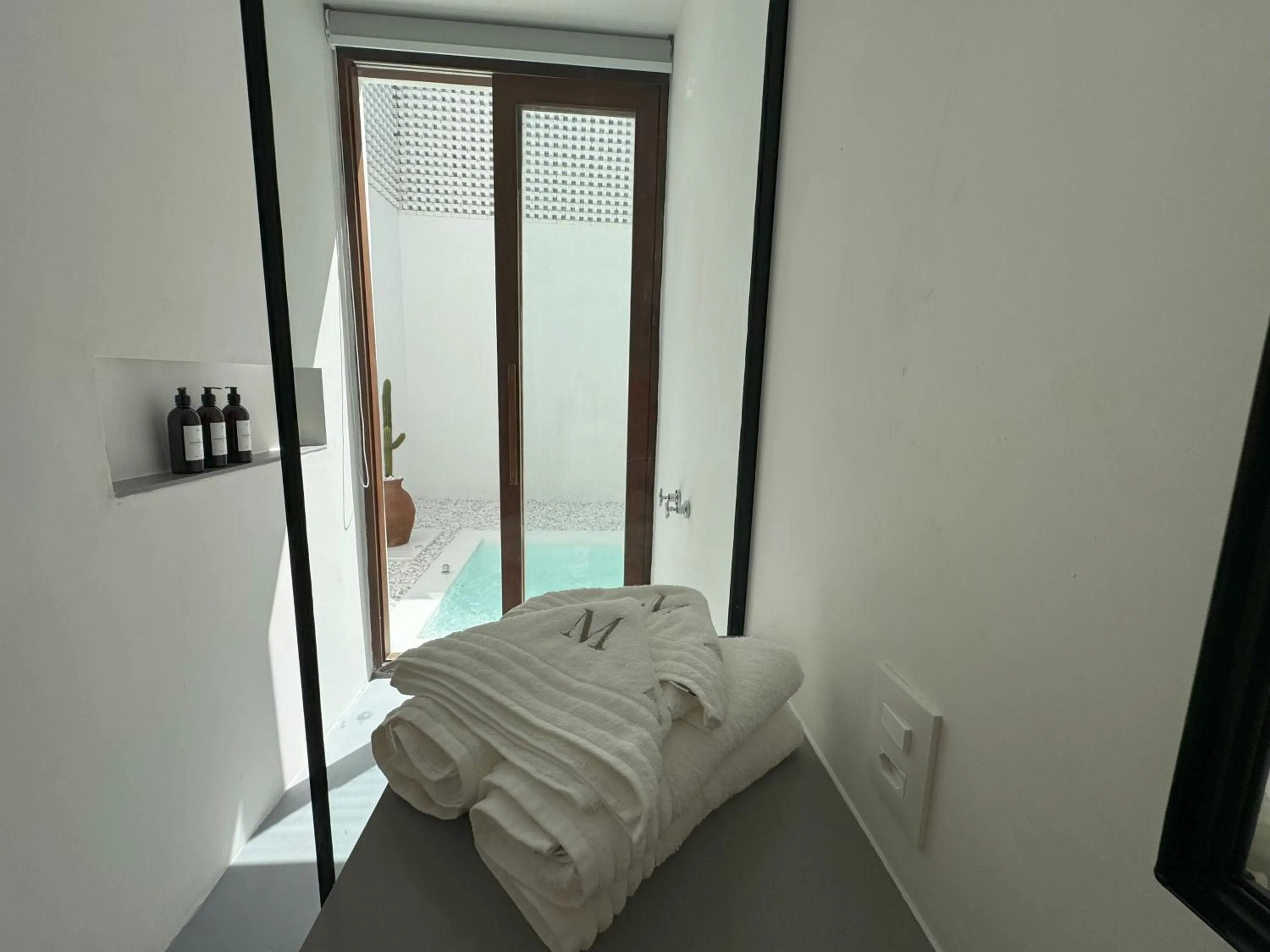 Bathroom, Bed in Pousada Mestizo