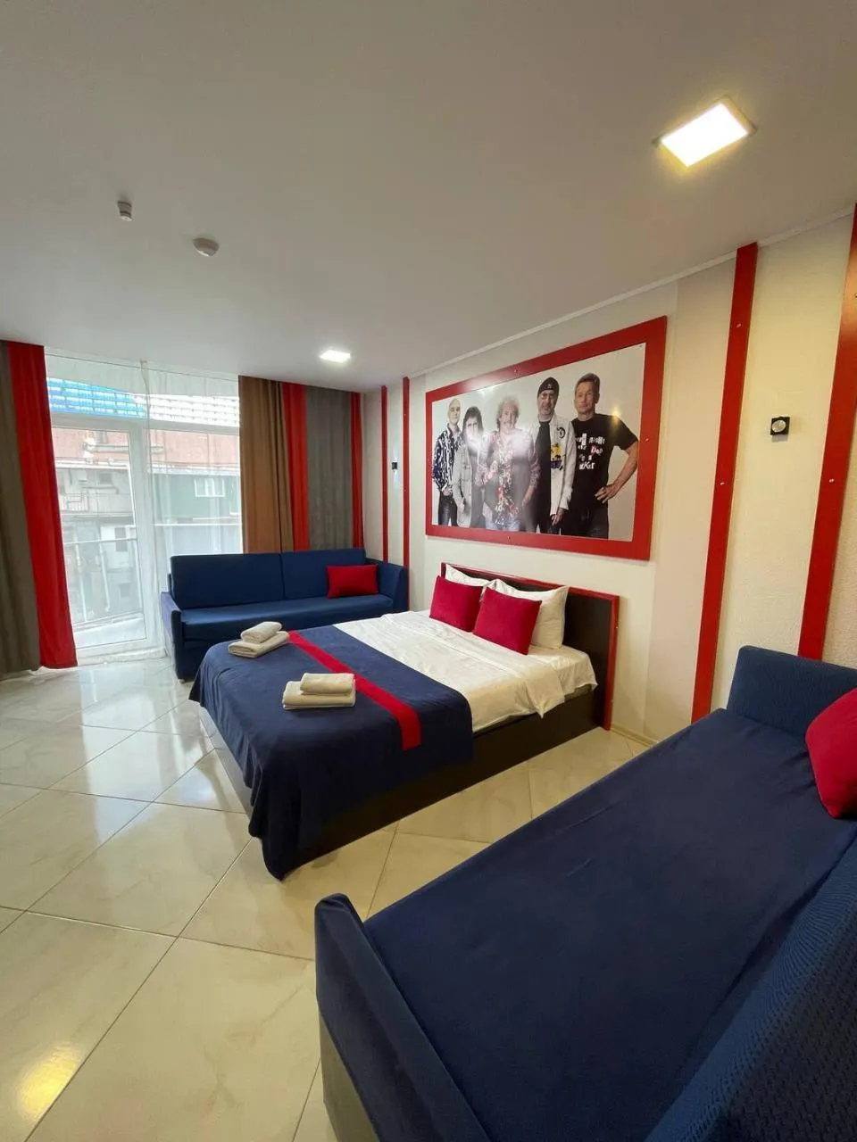 Bed in Rock Hotel First Line