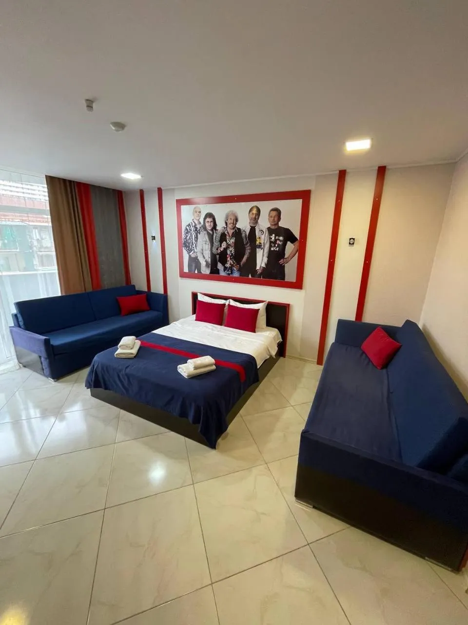 Bed in Rock Hotel First Line