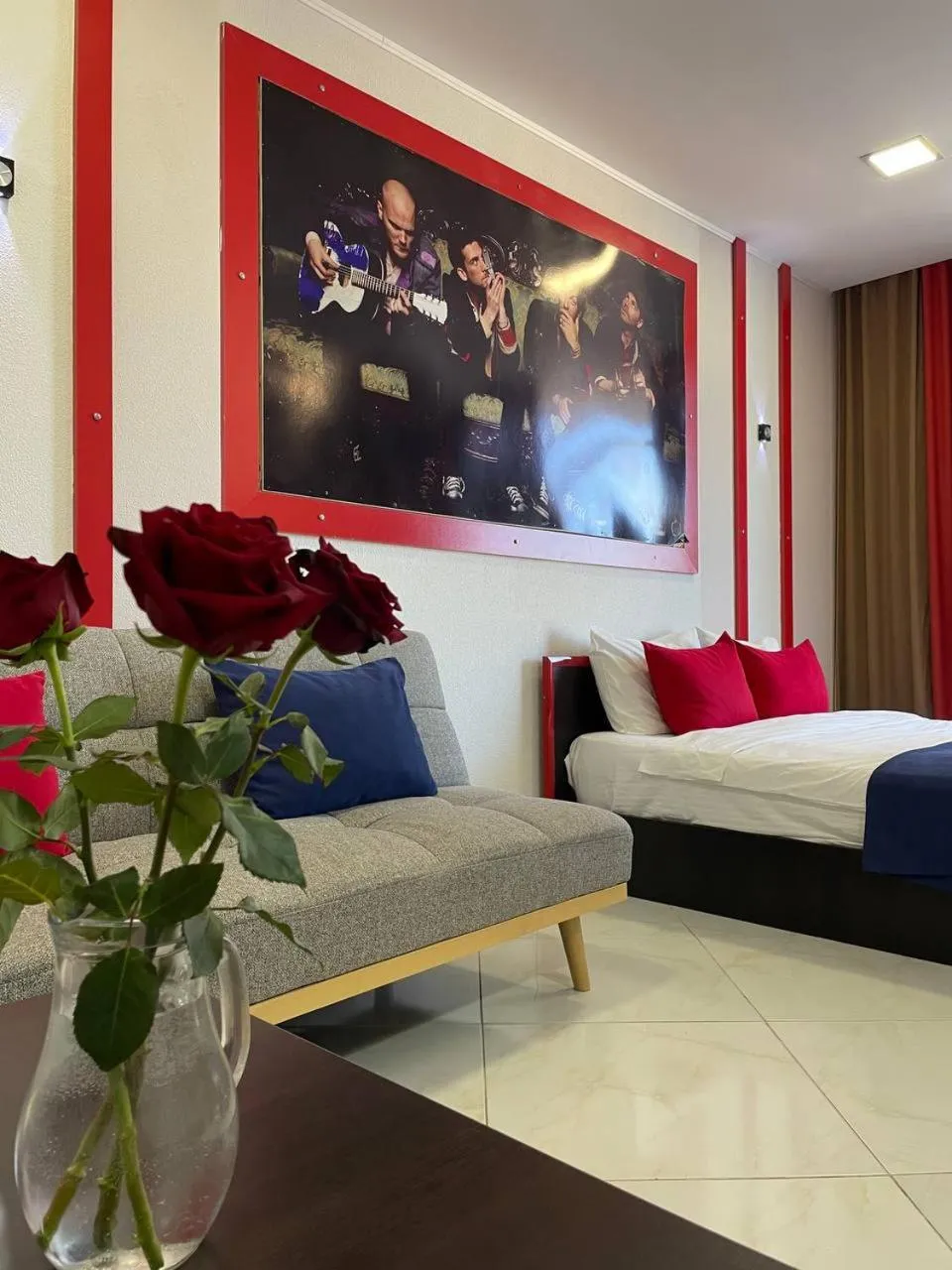 Bed in Rock Hotel First Line