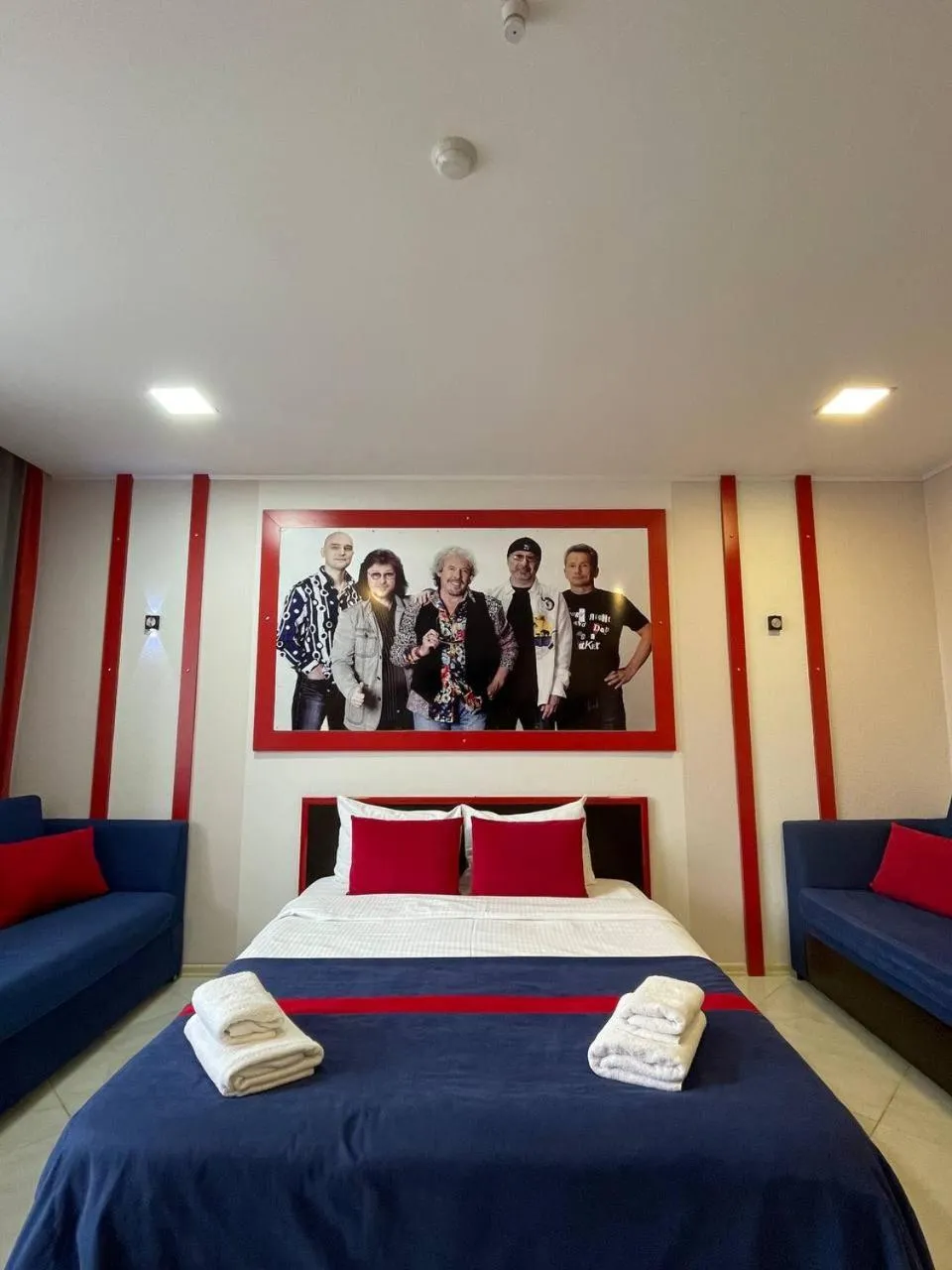 Bed in Rock Hotel First Line