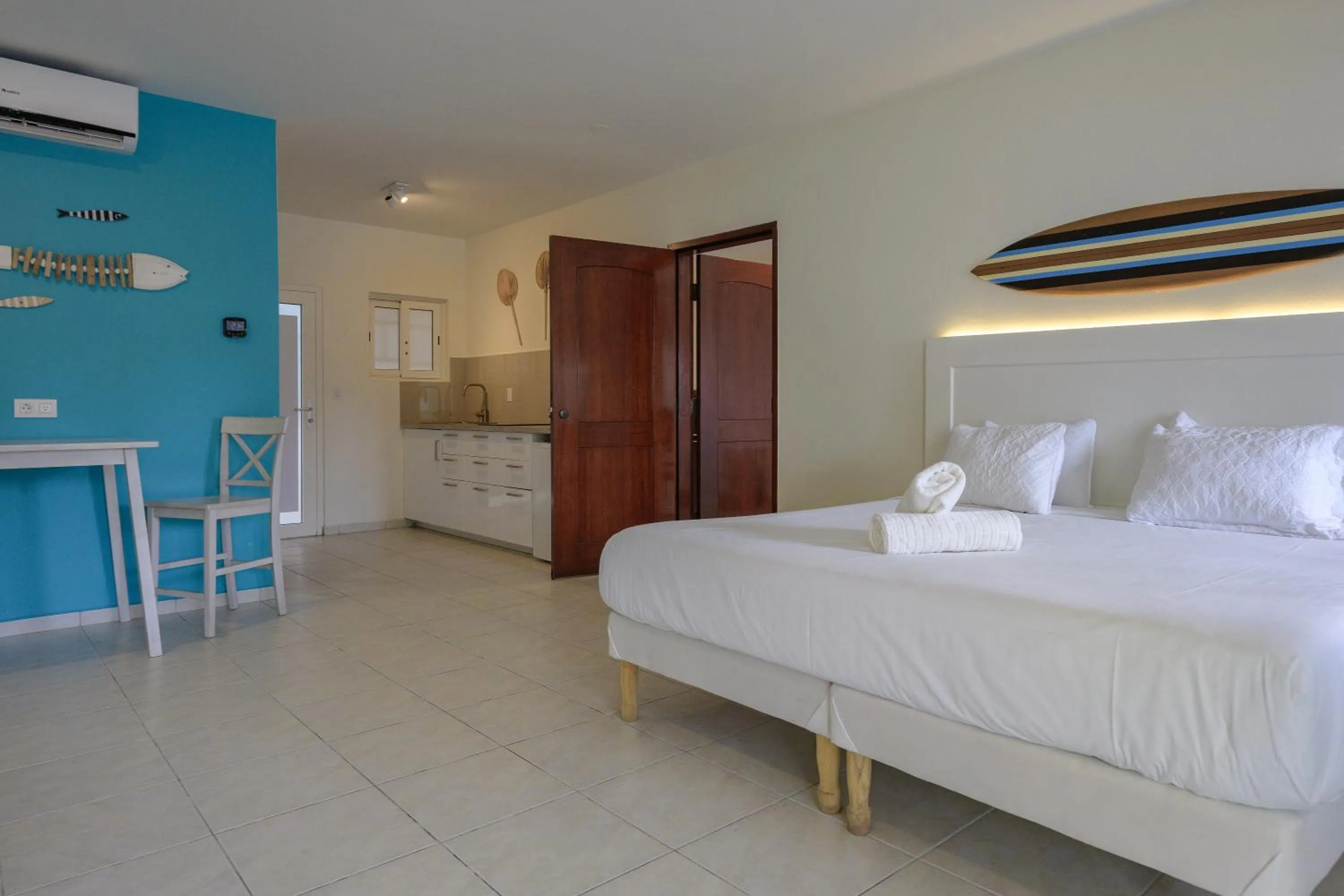 Bed in MERAKII SEAVIEW ESCAPE CURACAO