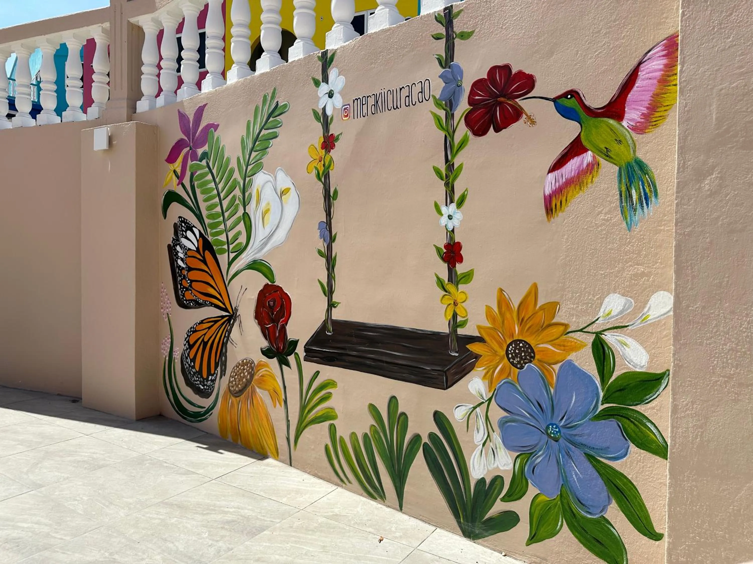 Decorative detail in MERAKII SEAVIEW ESCAPE CURACAO