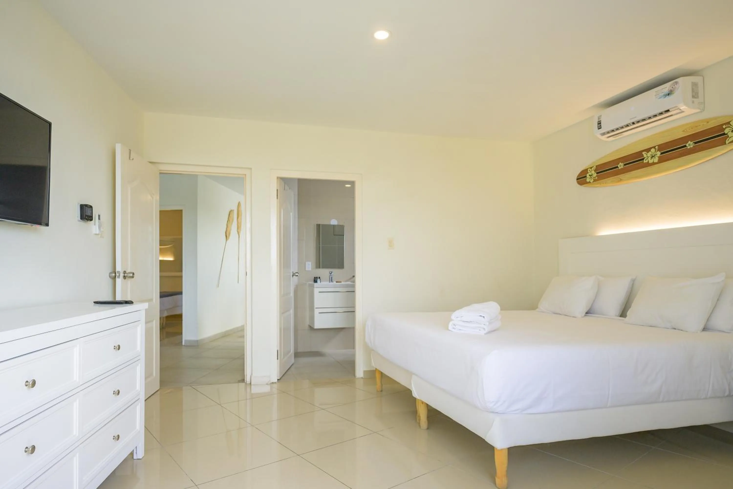 Bed in MERAKII SEAVIEW ESCAPE CURACAO