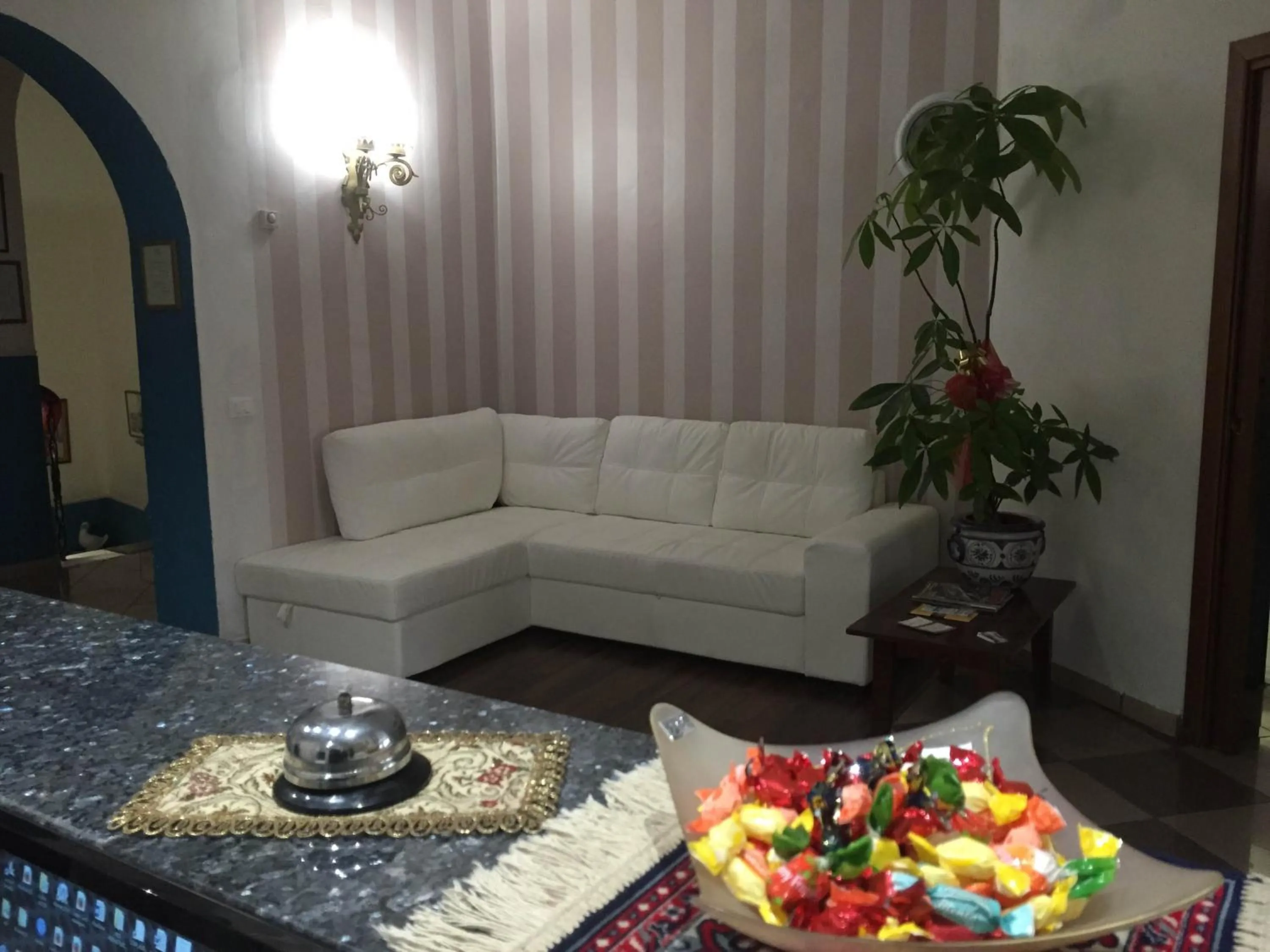 Lobby or reception in Antico Hotel Moderno