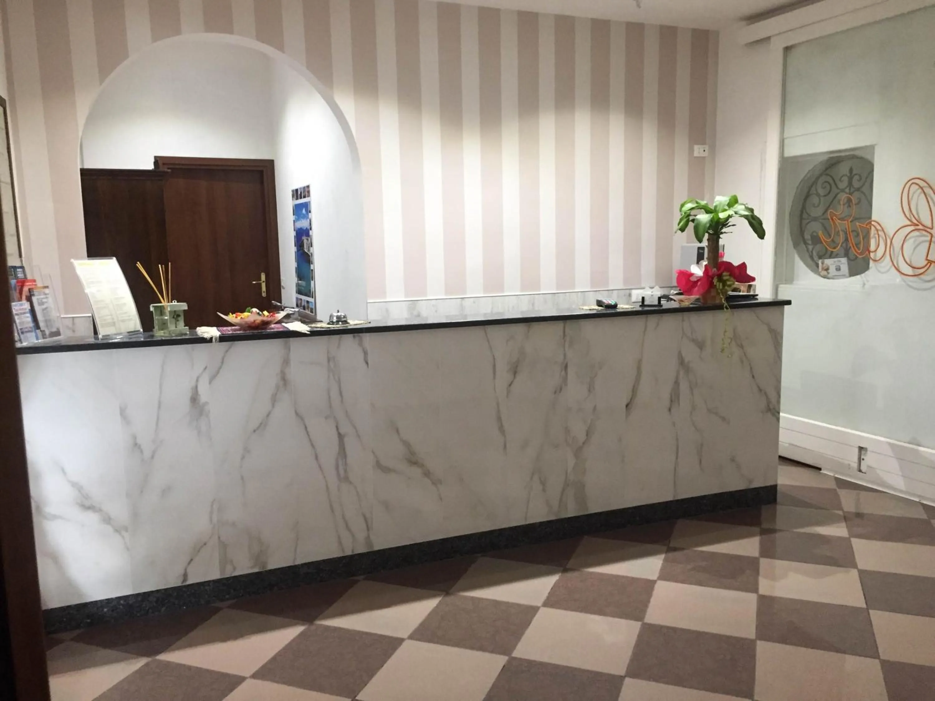 Lobby or reception in Antico Hotel Moderno