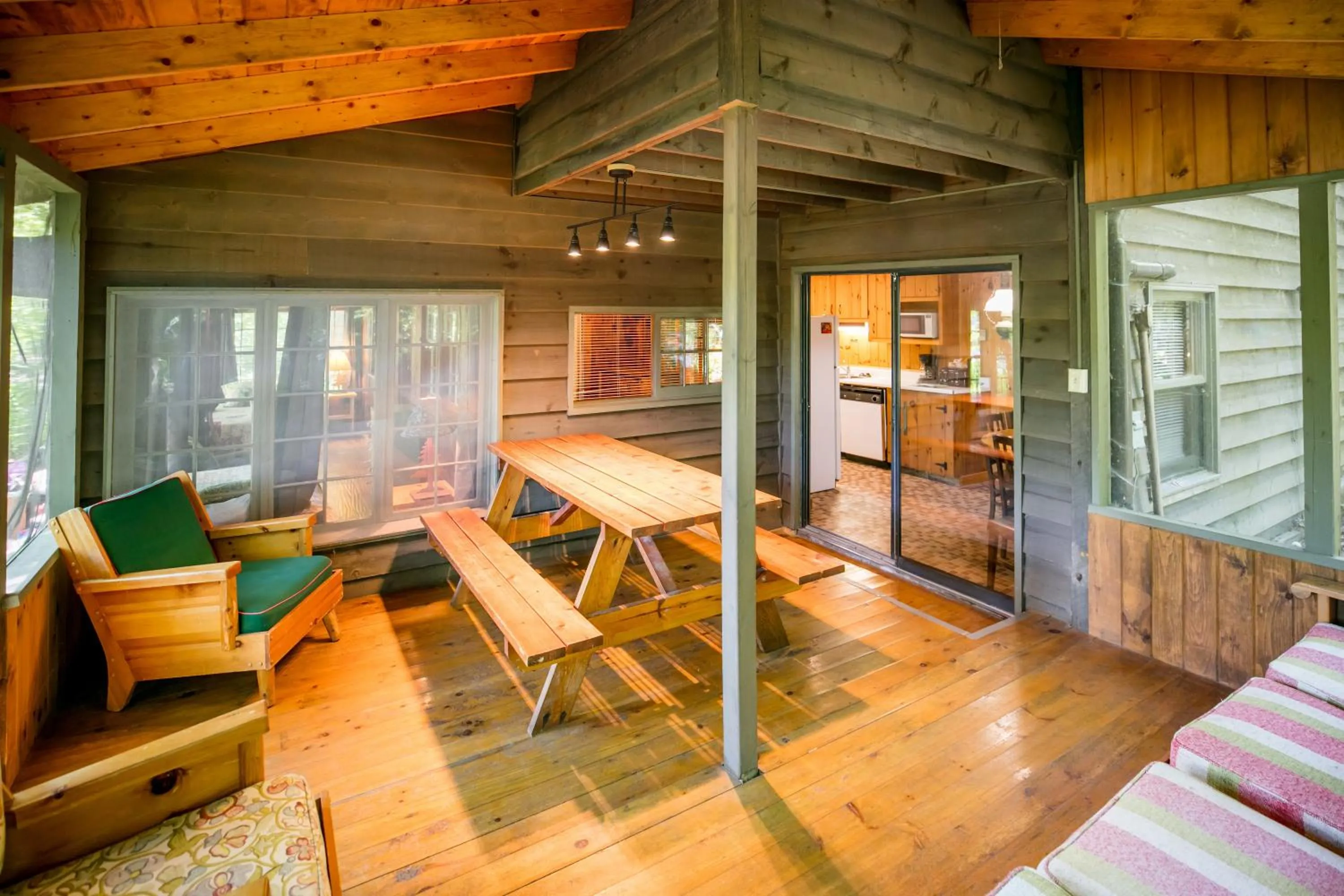 Patio in Ludlow's Island Resort