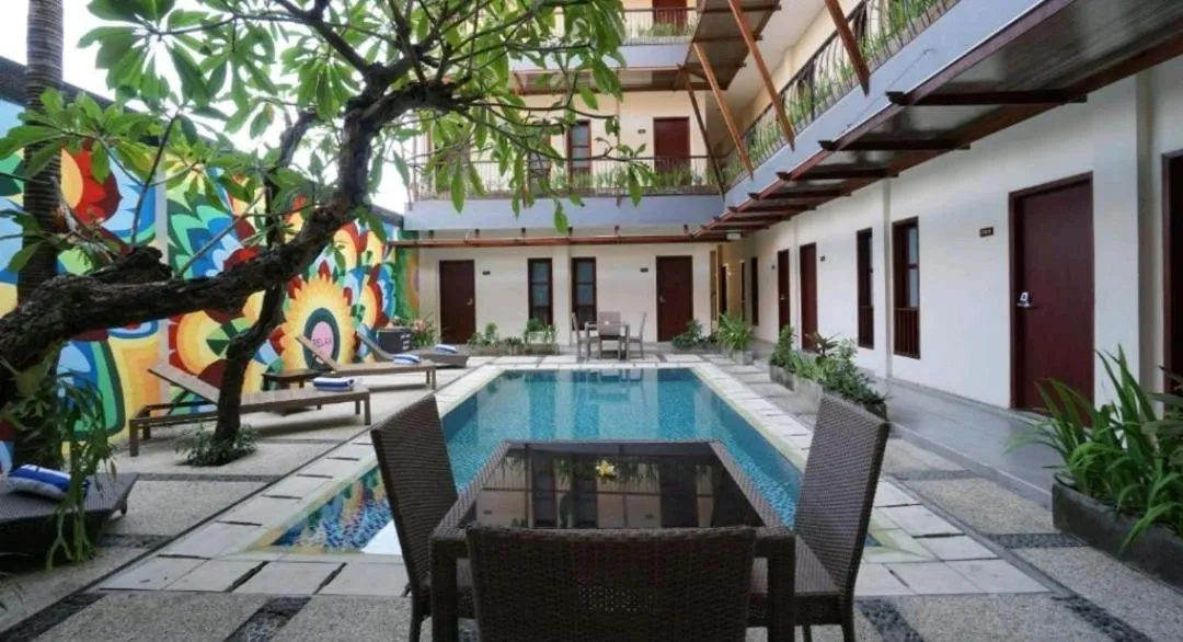 Swimming pool in Keola Hotel Legian