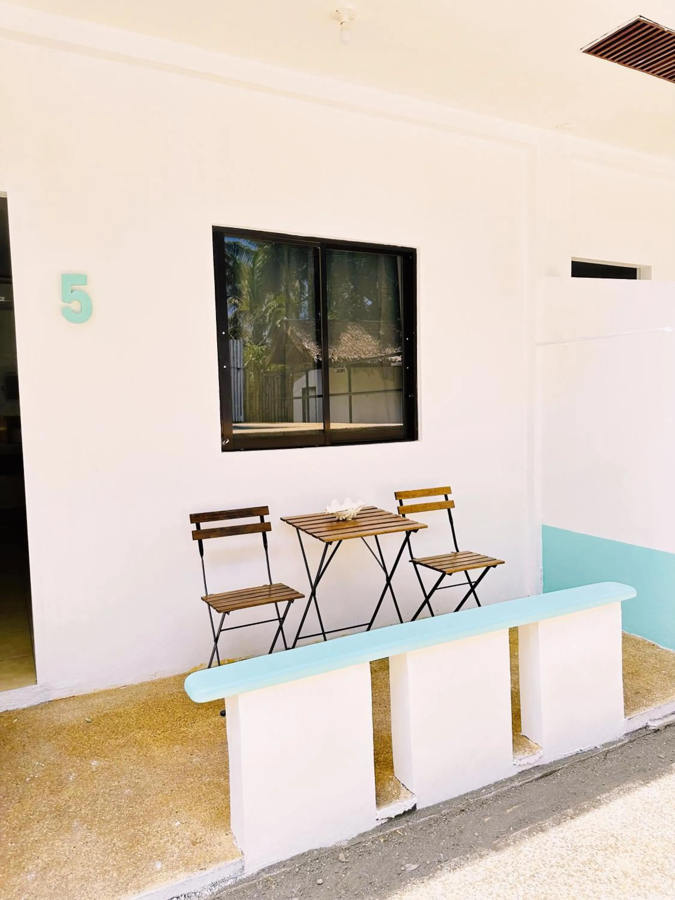 Balcony/Terrace in RIOS diving resort Bohol