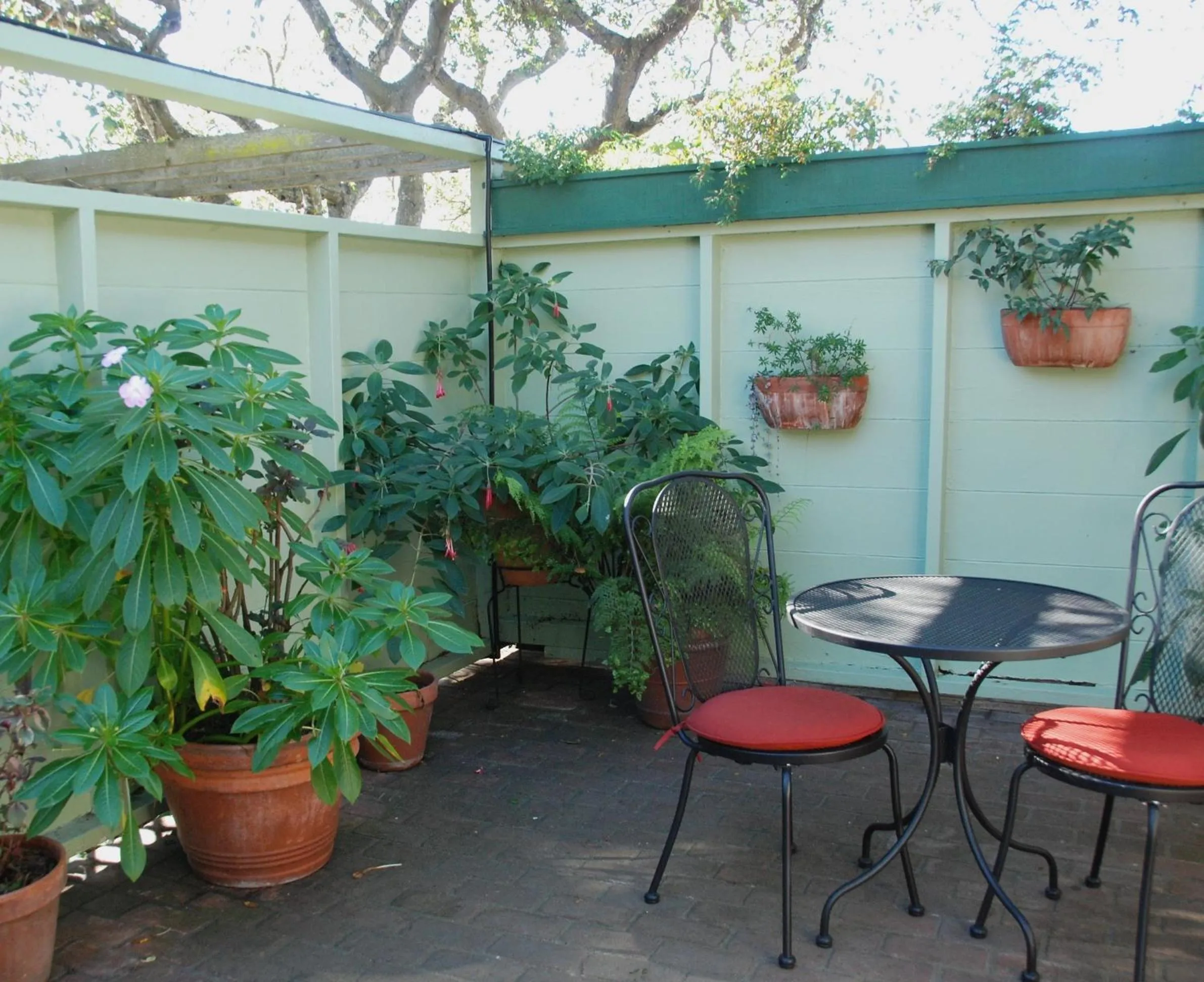 Patio in Carmel Garden Inn