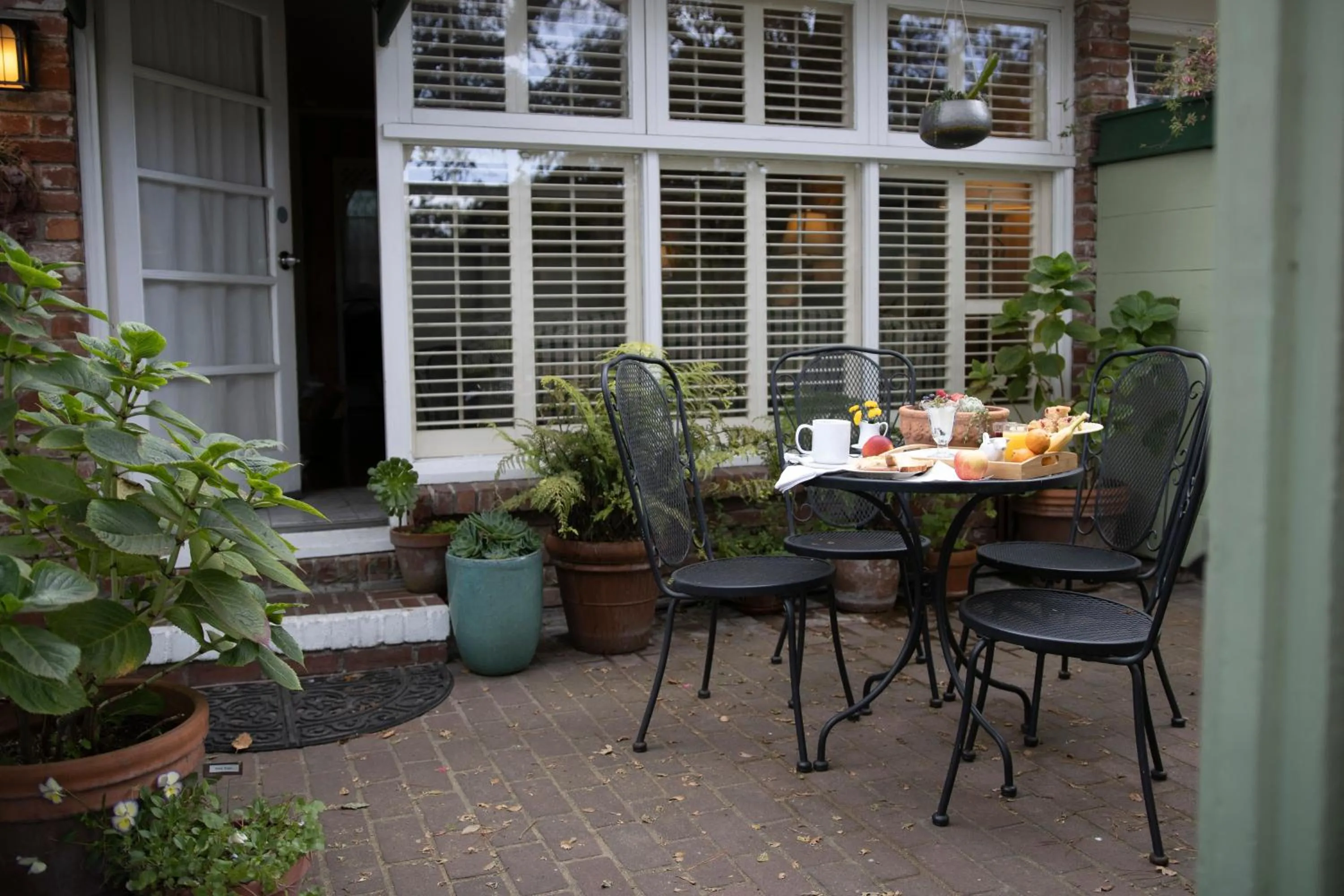 Patio in Carmel Garden Inn