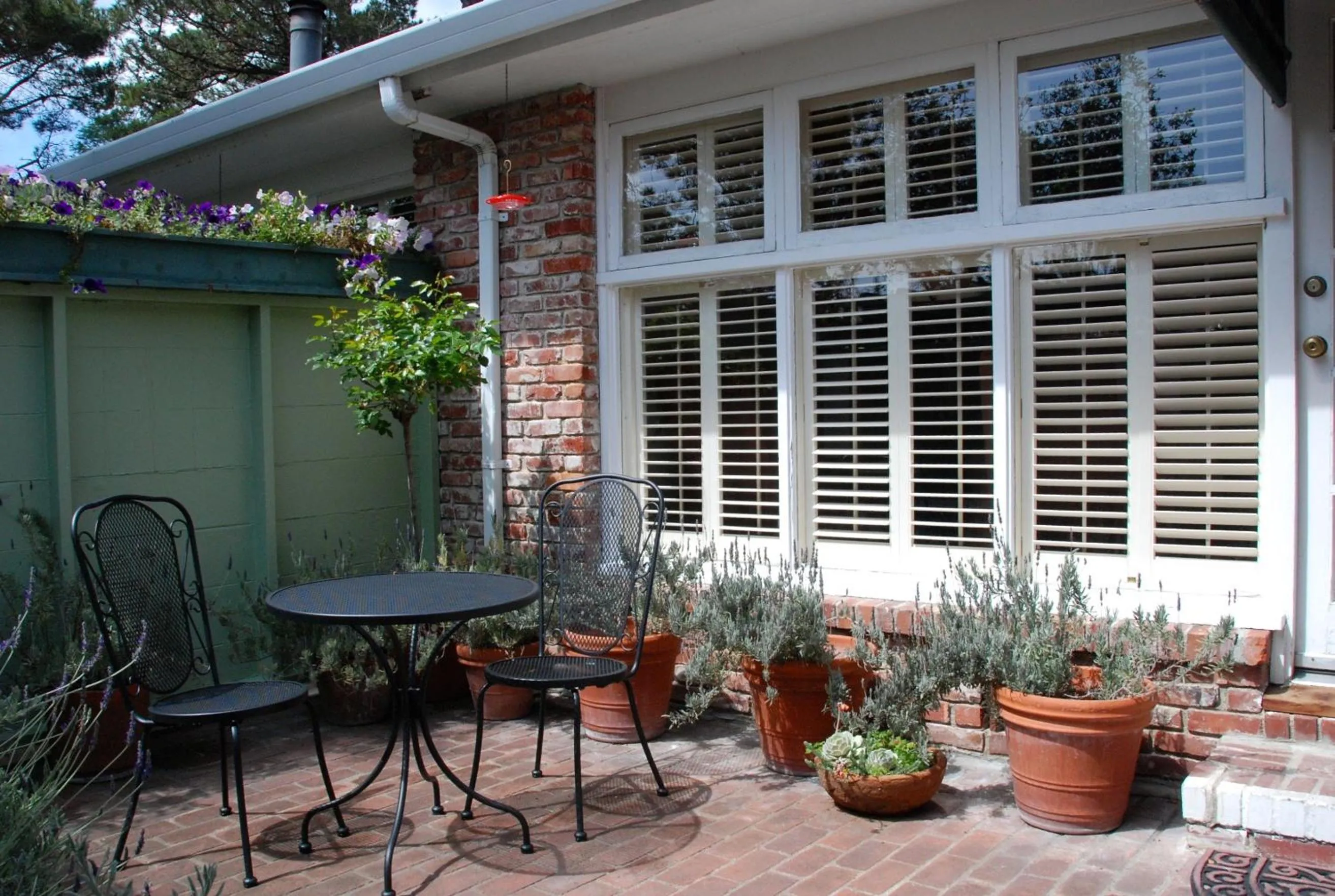 Patio in Carmel Garden Inn