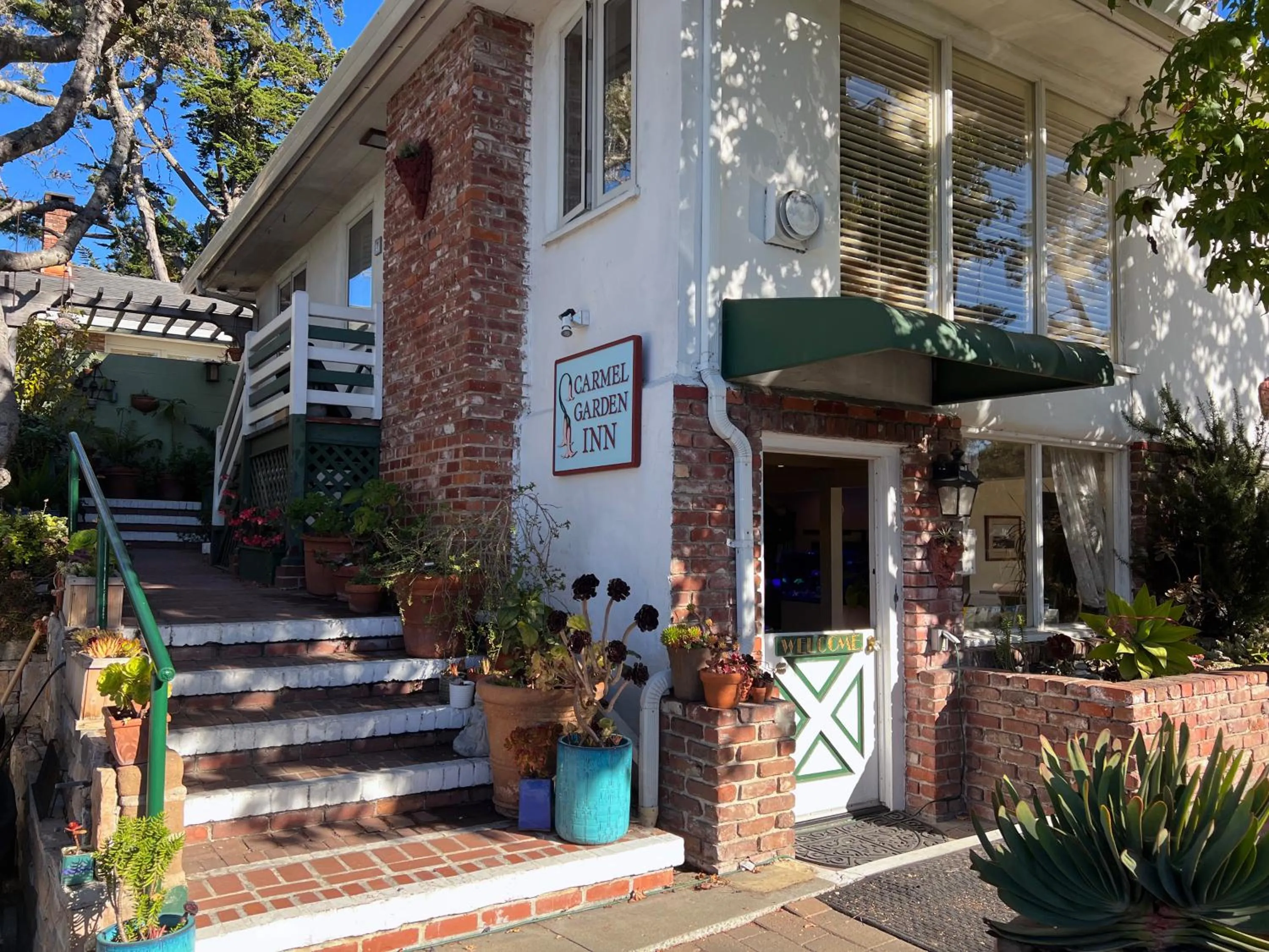 Property building in Carmel Garden Inn