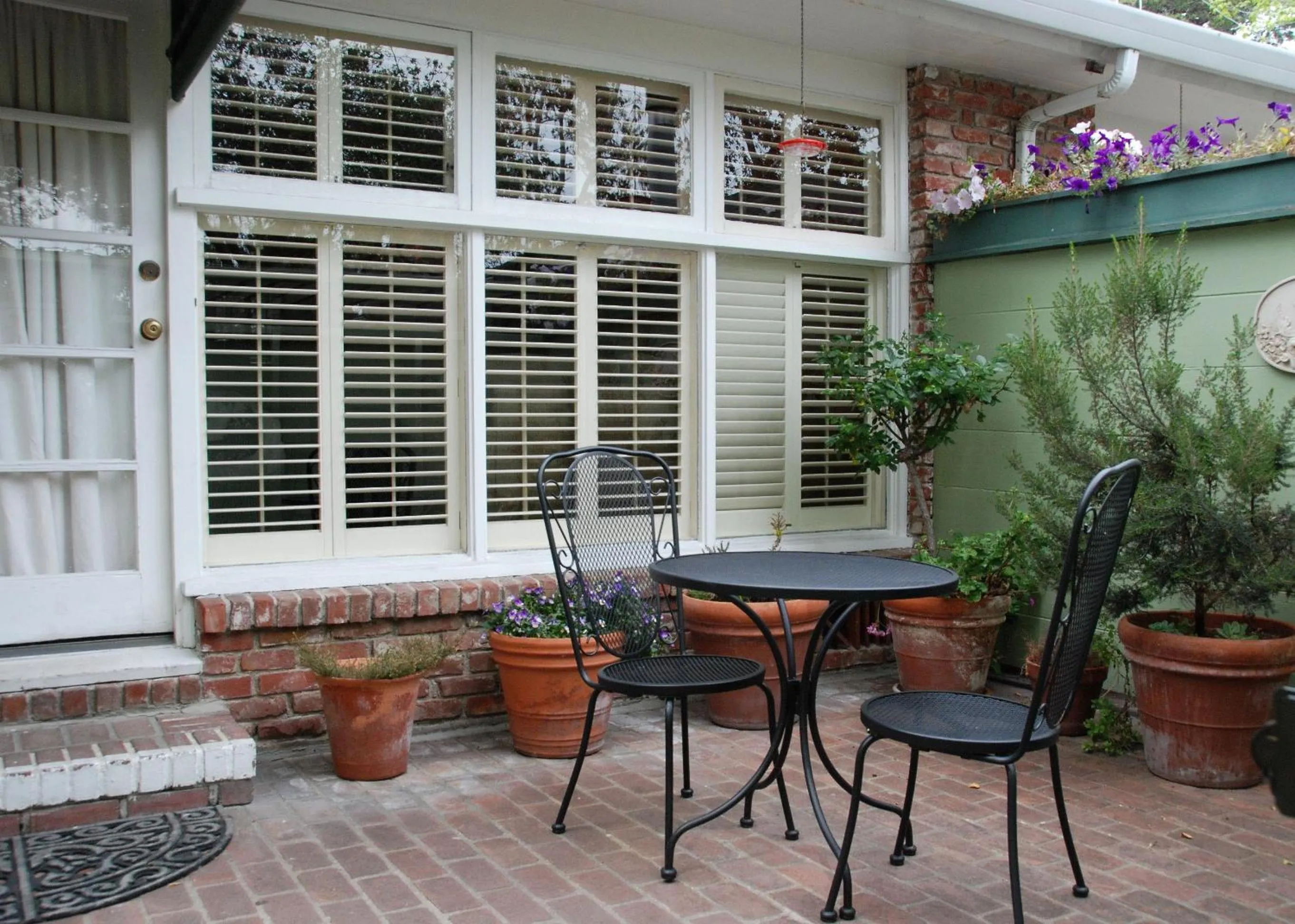 Patio in Carmel Garden Inn