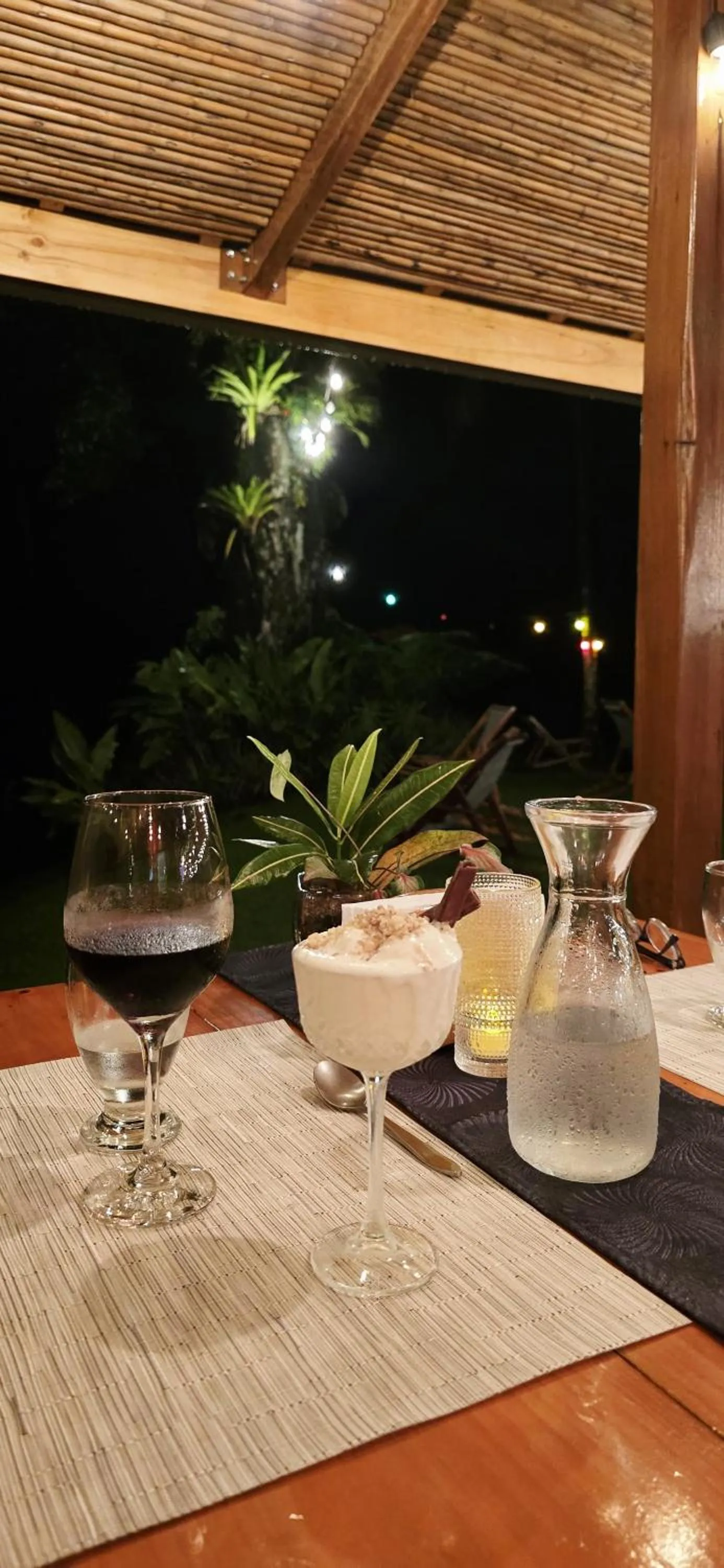 Food and drinks in Las Caletas Lodge