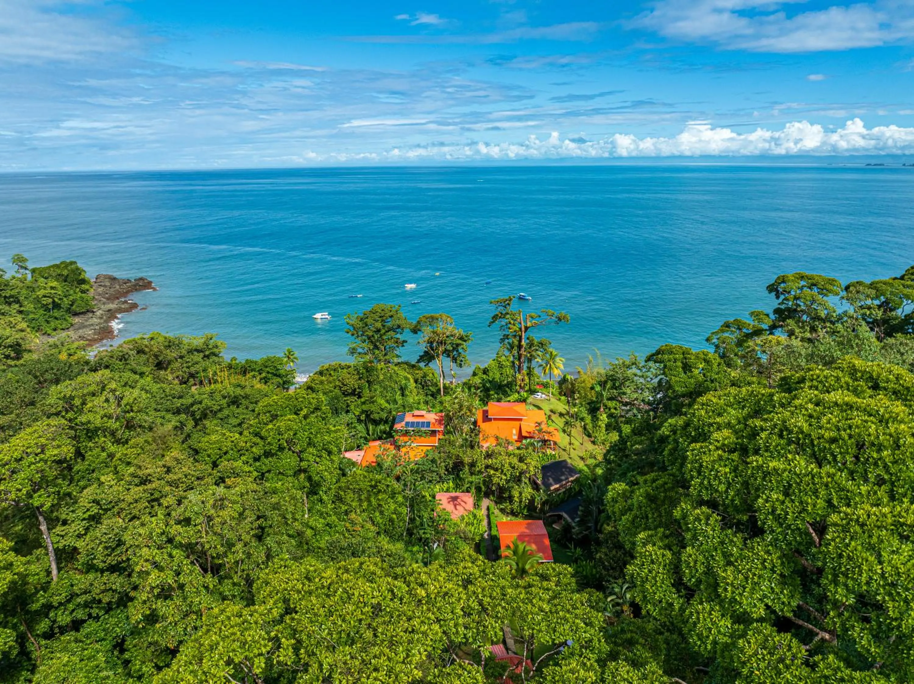 Bird's eye view in Las Caletas Lodge