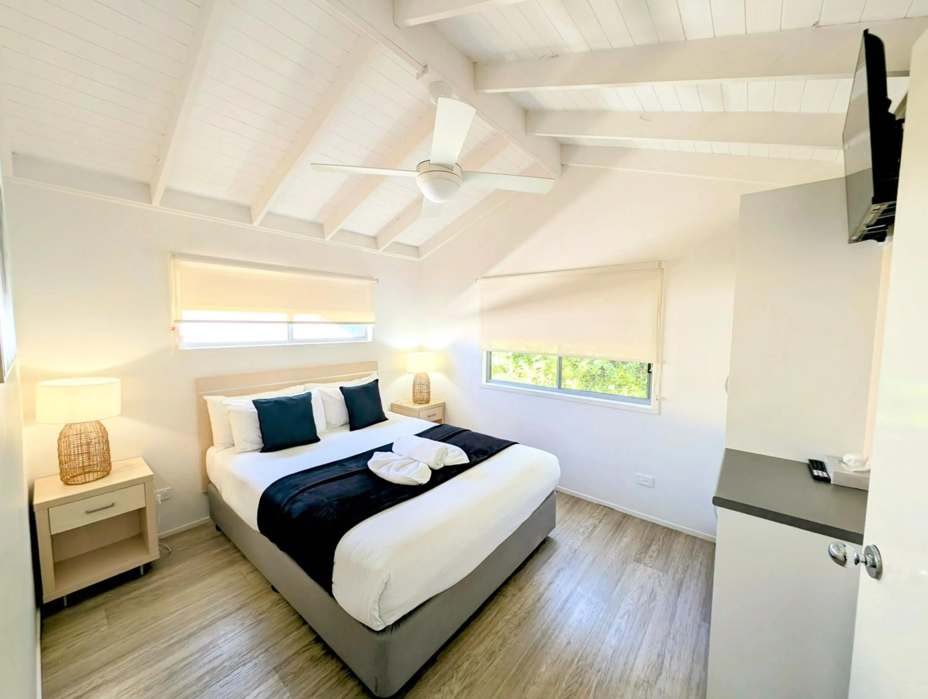 Bed in Blue Lagoon Beach Resort