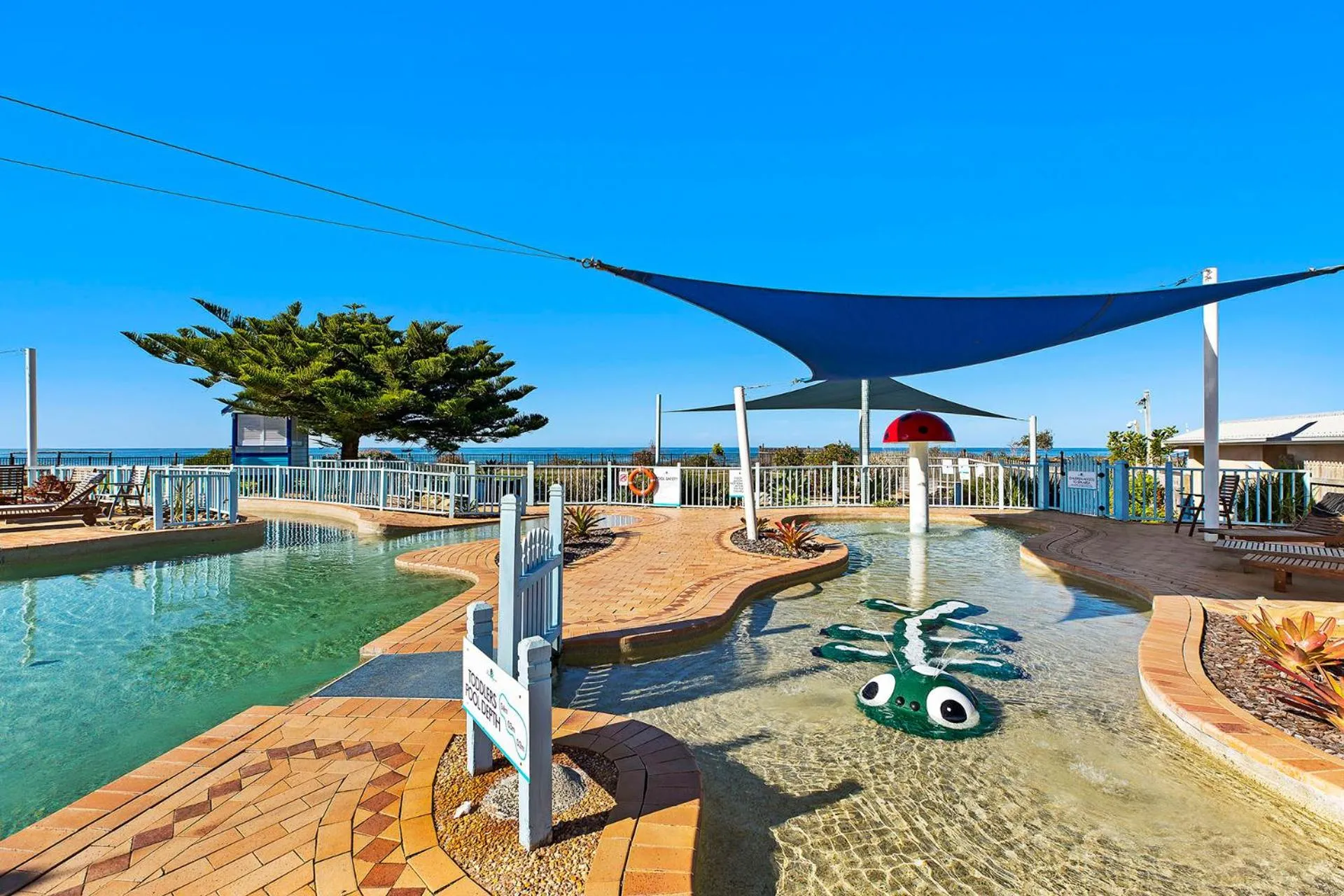 Swimming pool in Blue Lagoon Beach Resort