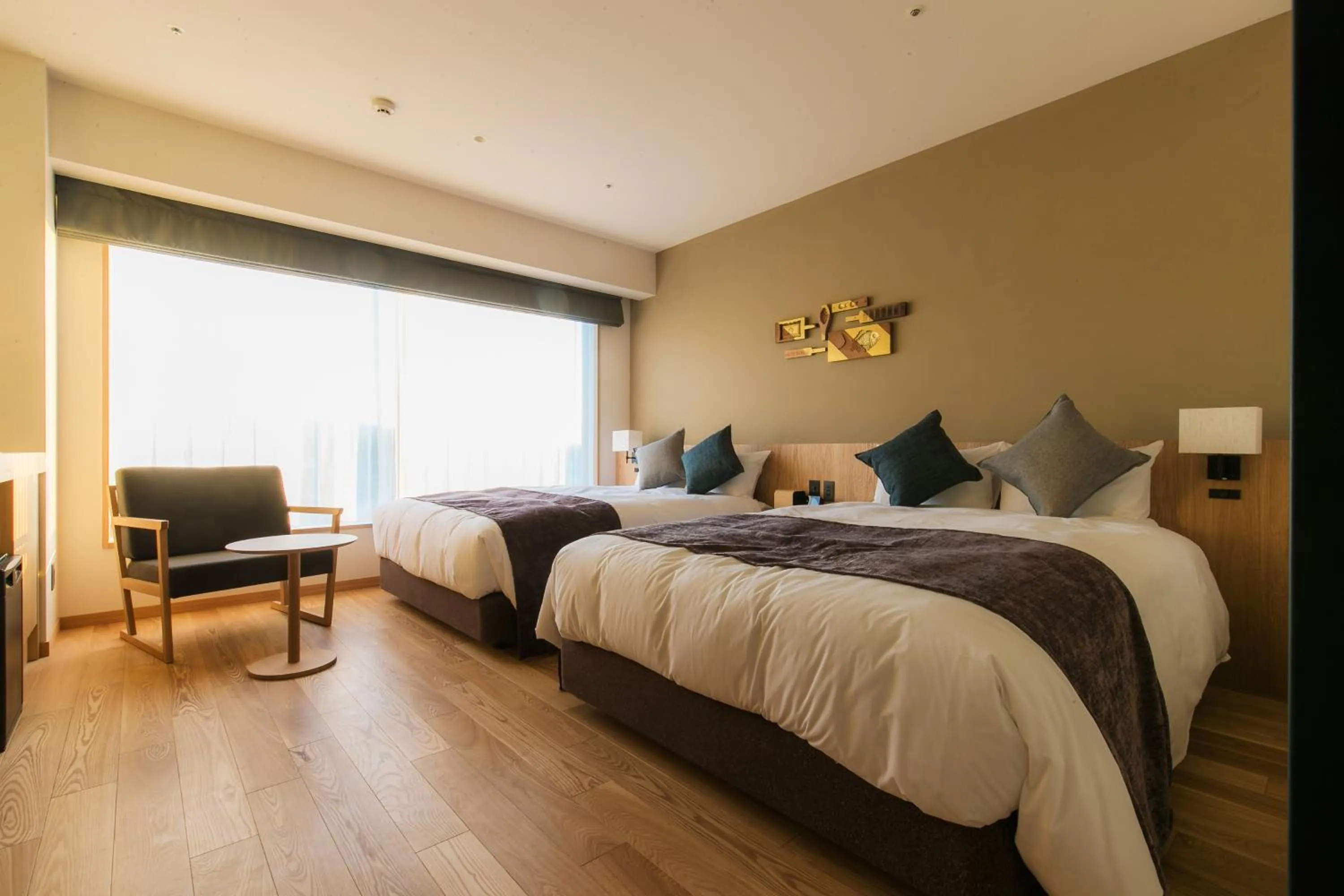 Photo of the whole room, Bed in Spa & Hotel Suishun Matsuiyamate