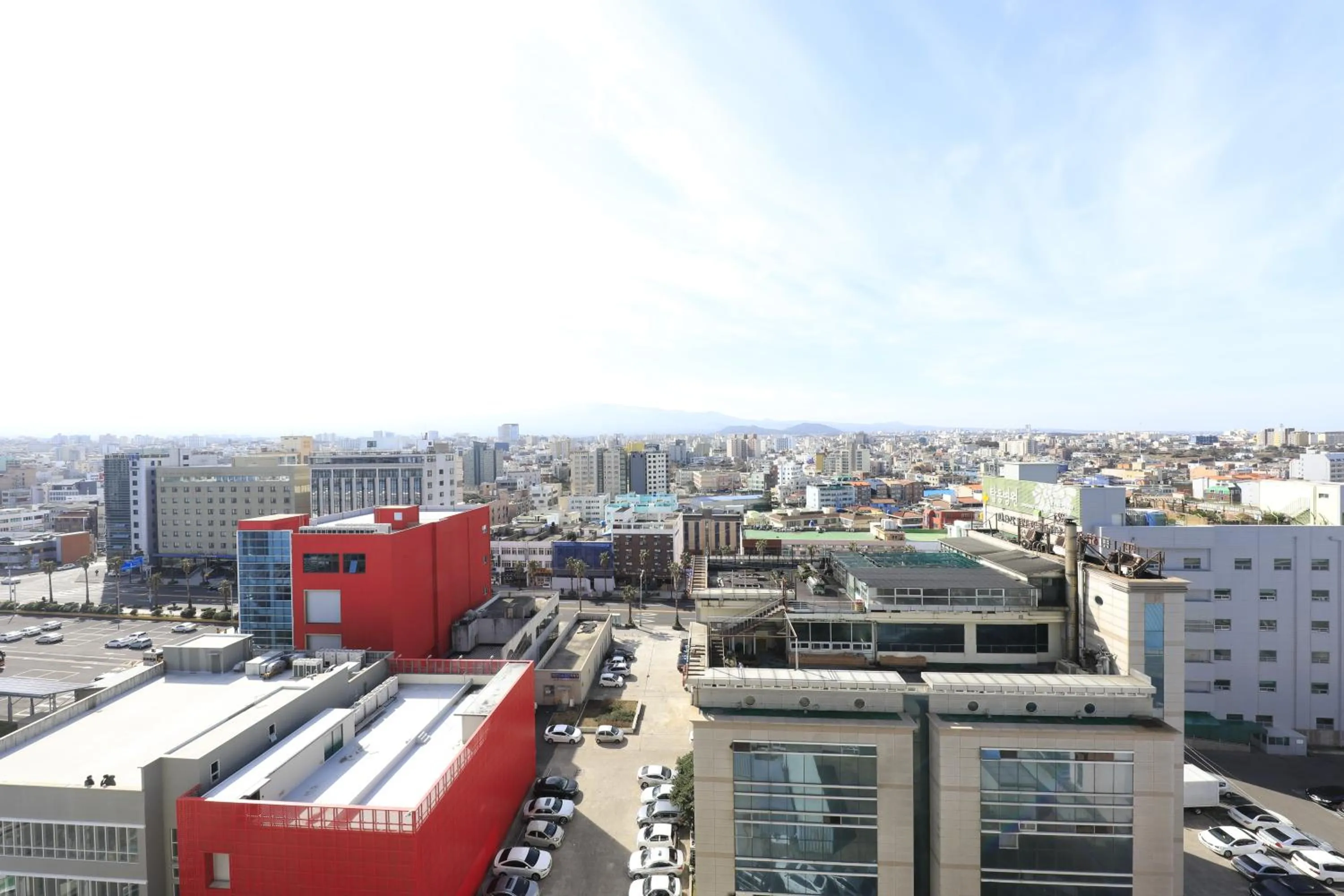 City view in Ocean Suites Jeju Hotel