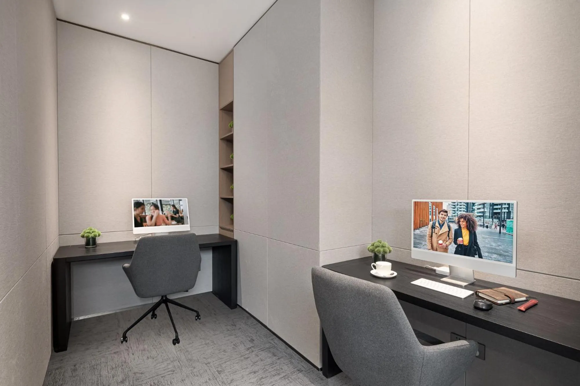 Seating area in Citadines Jinqiao Building Yantai