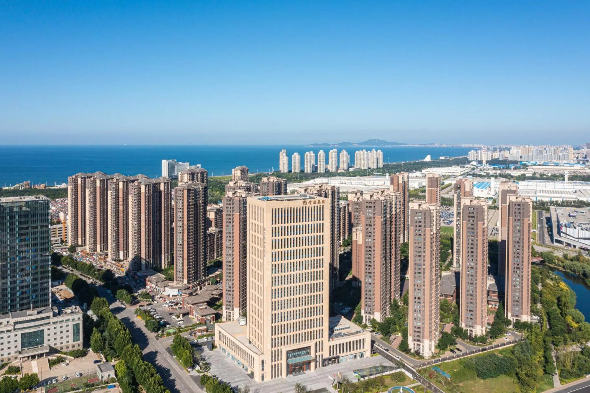 Sea view in Citadines Jinqiao Building Yantai