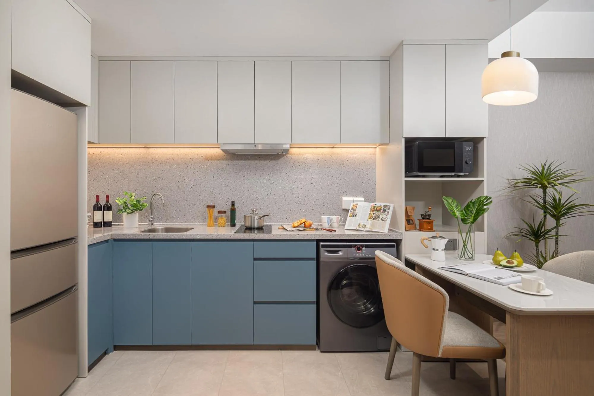 Kitchen or kitchenette in Citadines Jinqiao Building Yantai