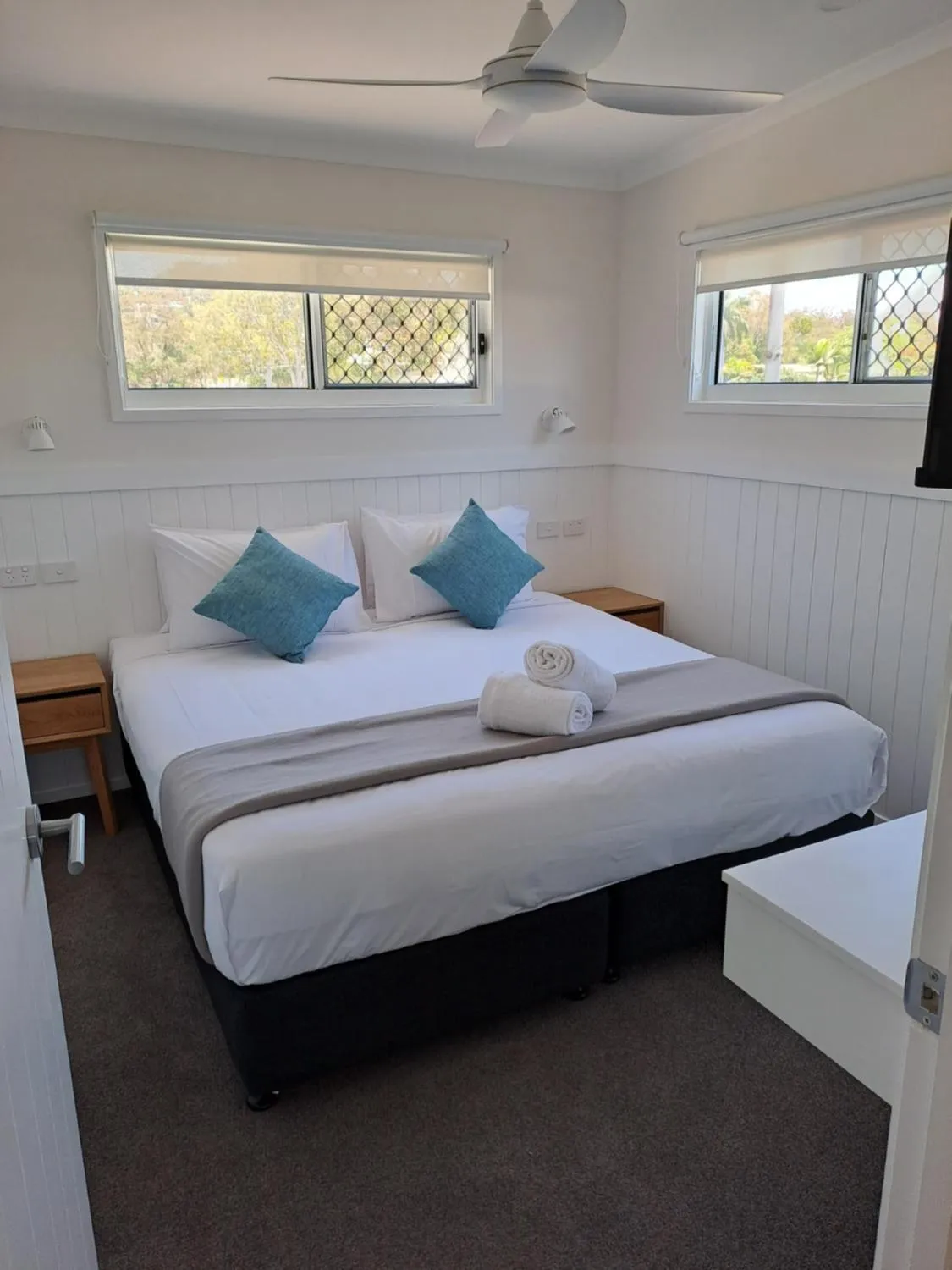 Bedroom, Bed in NRMA Agnes Water Holiday Park