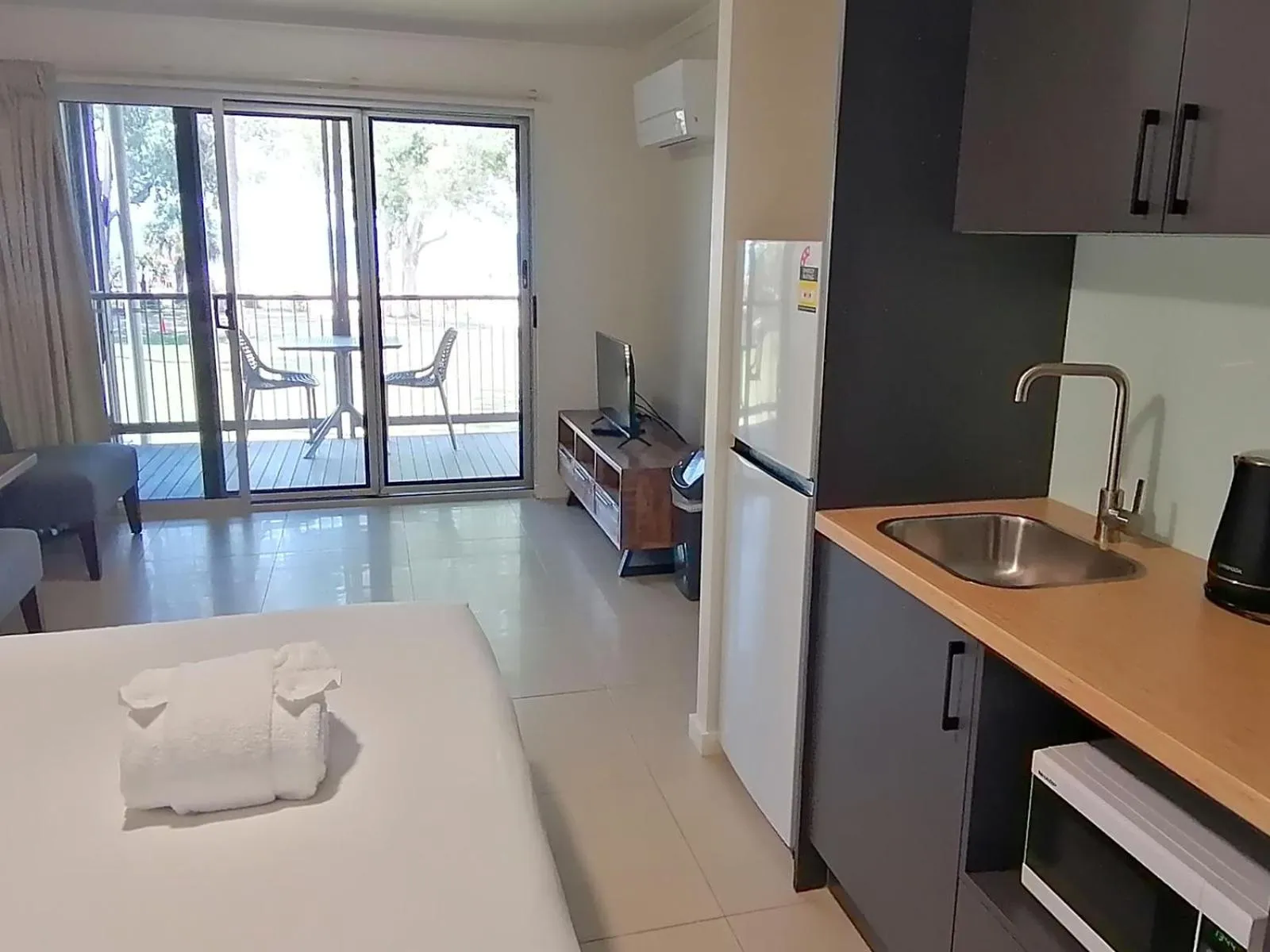 Kitchen or kitchenette in NRMA Agnes Water Holiday Park