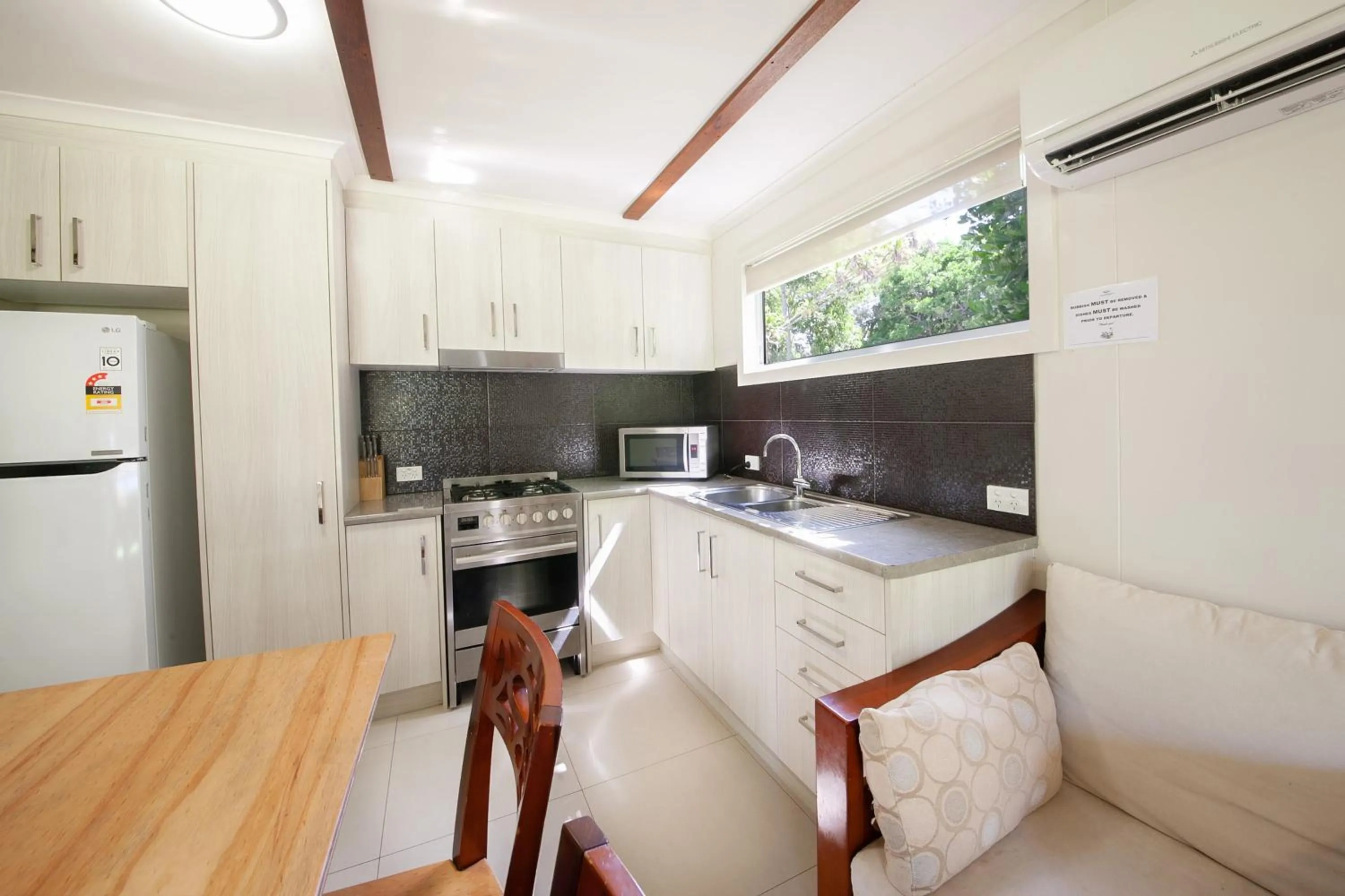 Kitchen or kitchenette in NRMA Agnes Water Holiday Park