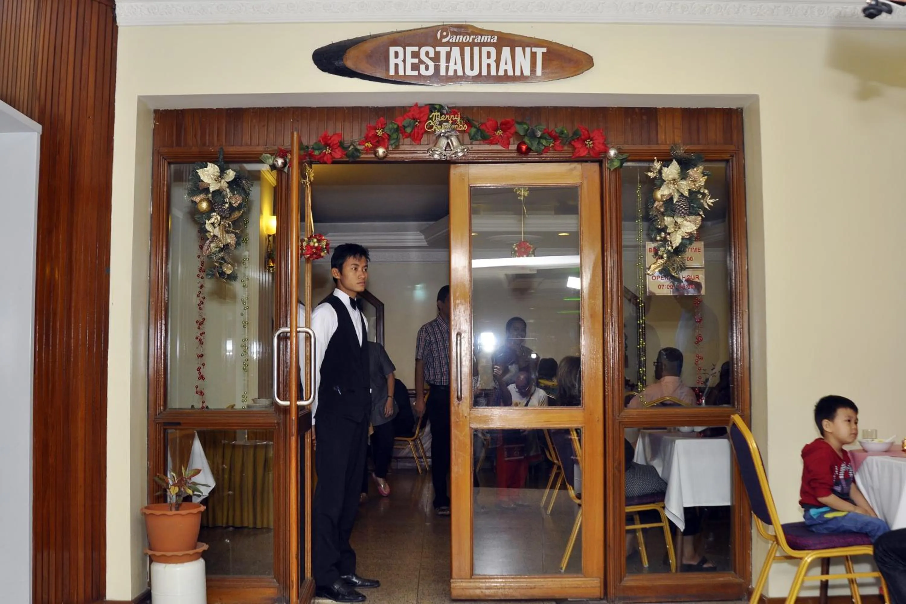Facade/entrance in Panorama Hotel