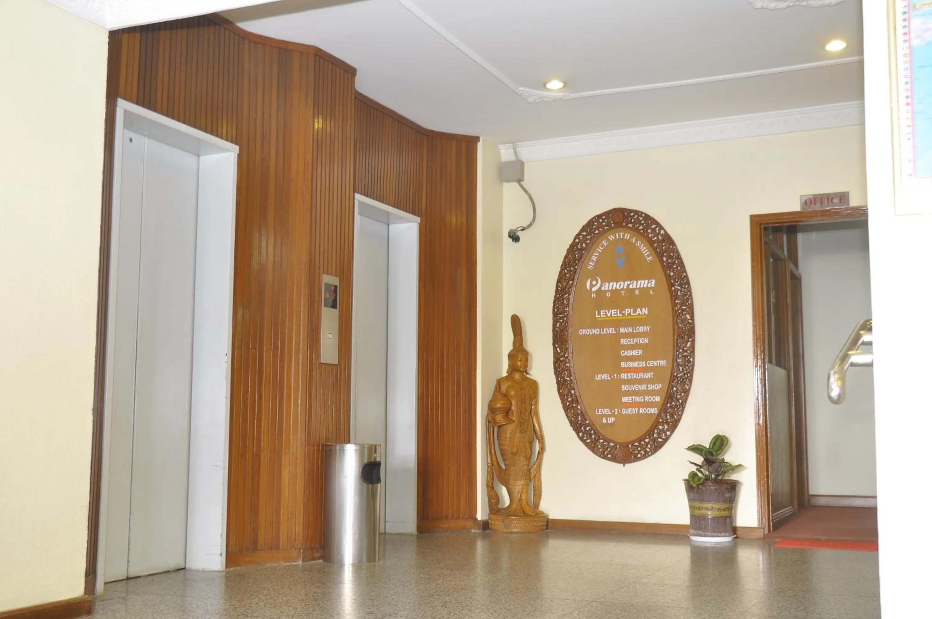 Decorative detail in Panorama Hotel