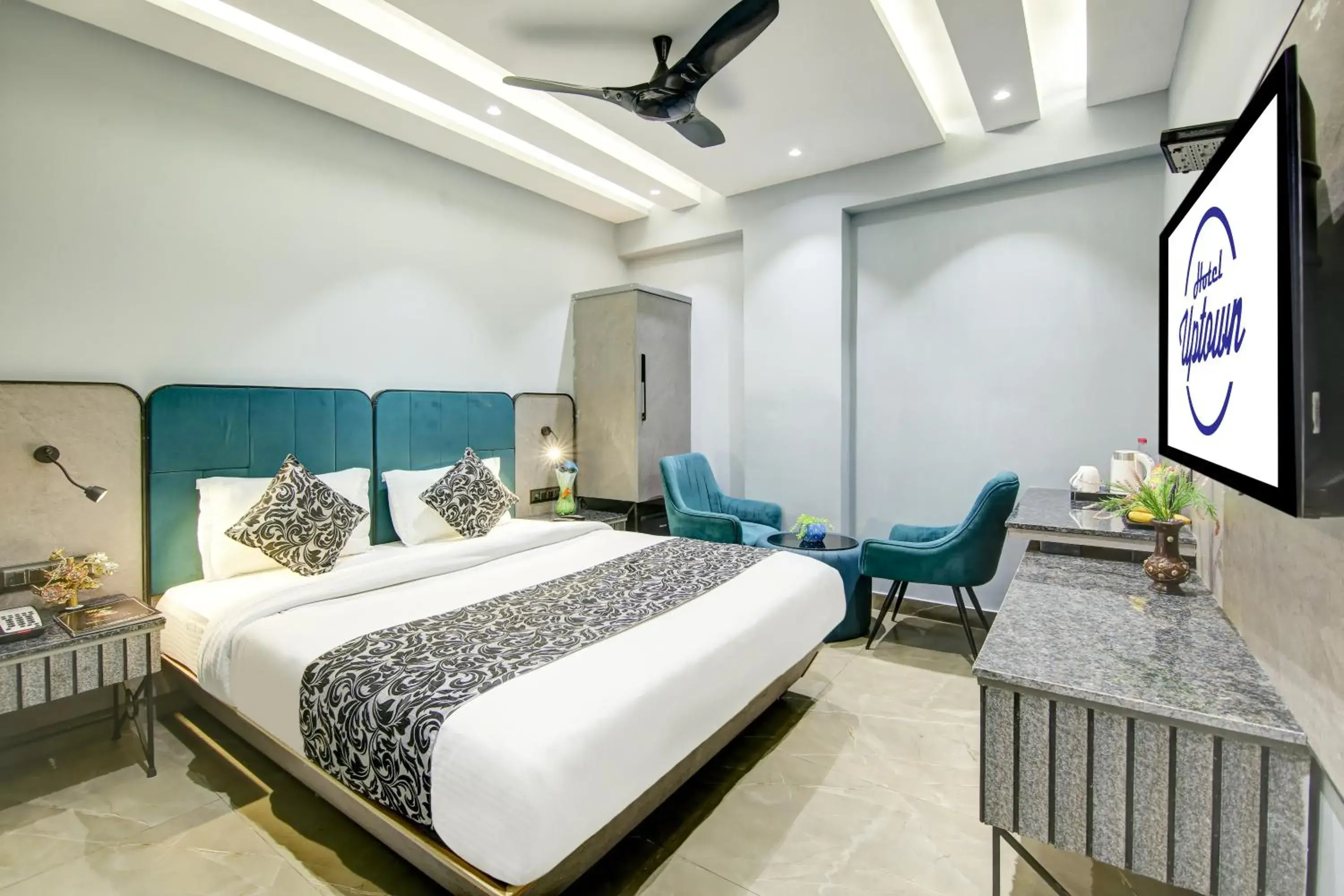 Deluxe Room (Non View) + Free Early Check-In (Subject to Availability) in HOTEL UPTOWN with Luxury Restaurant & Rooftop Near Connaught Place, New Delhi City Centre Deluxe Room (Non View) + Free Early Check-In (Subject to Availability) in HOTEL UPTOWN with Luxury Restaurant & Rooftop Near Connaught Place, New Delhi City Centre
