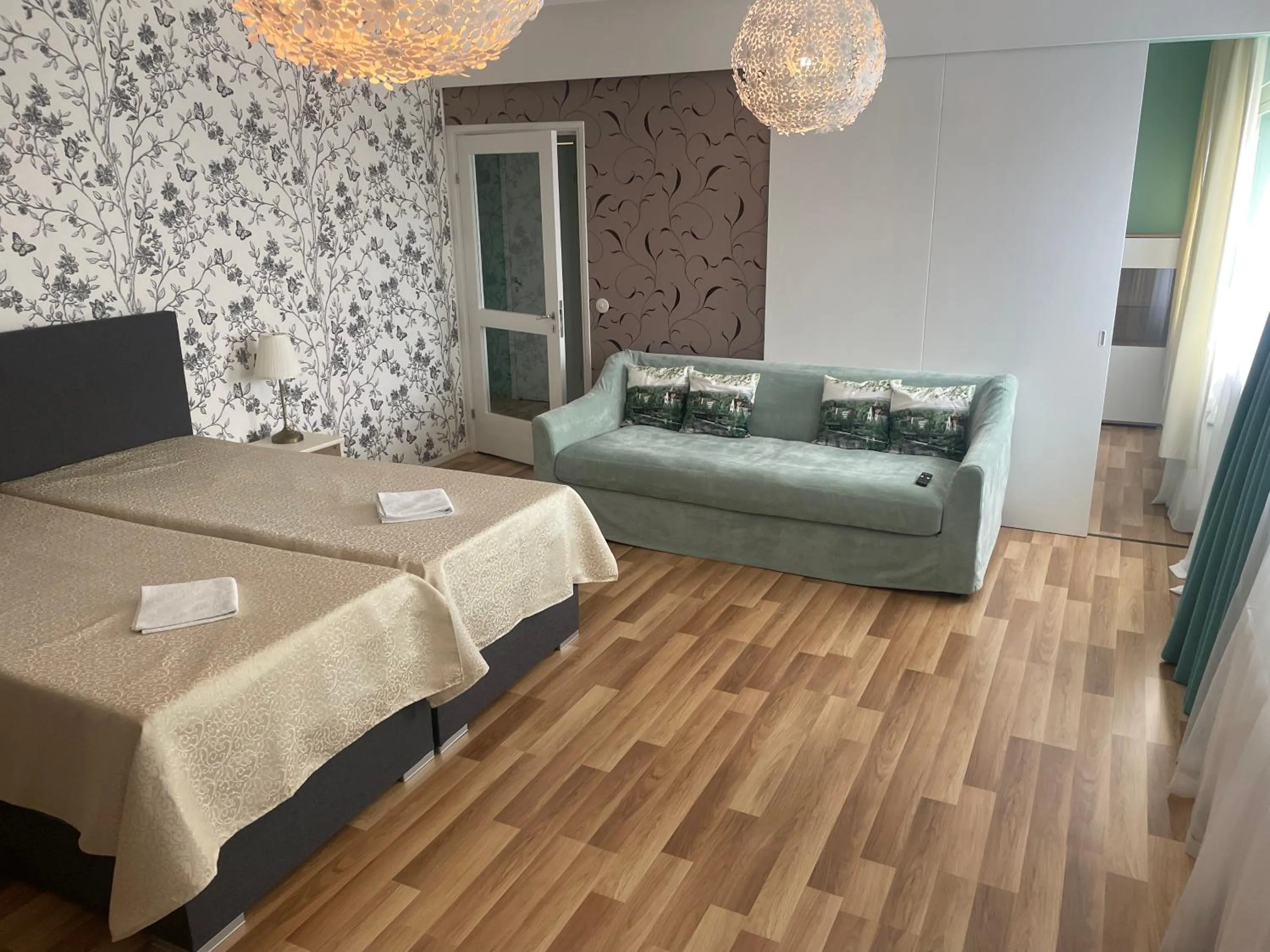 Bed in Hotel Ilomantsi North Star