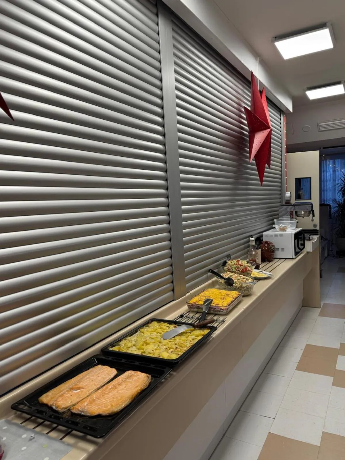 Restaurant/places to eat in Hotel Ilomantsi North Star