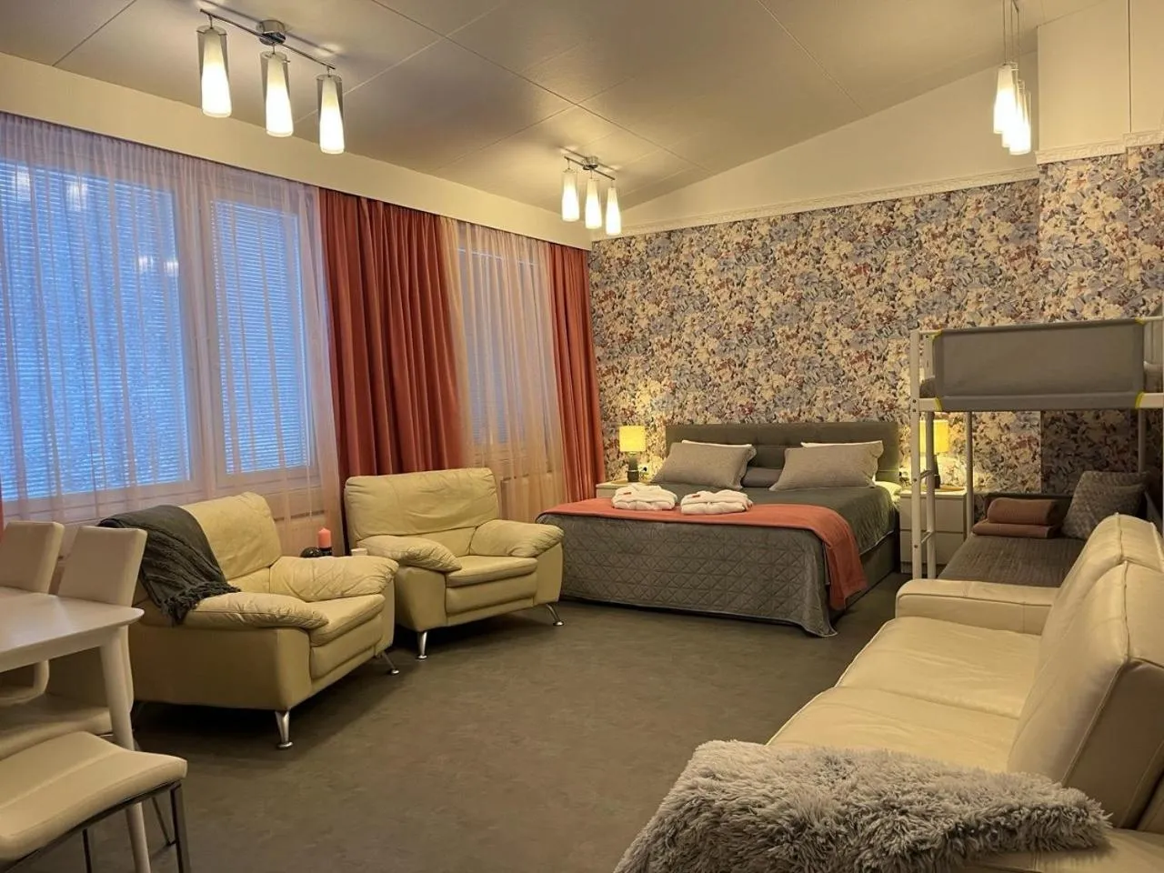 Bed in Hotel Ilomantsi North Star