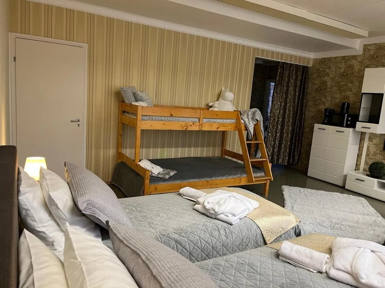 Bed in Hotel Ilomantsi North Star