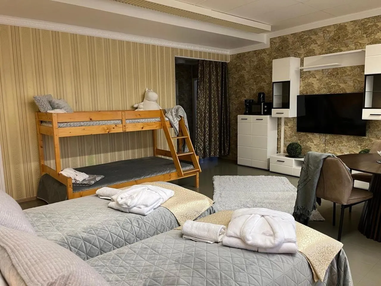 Bed in Hotel Ilomantsi North Star