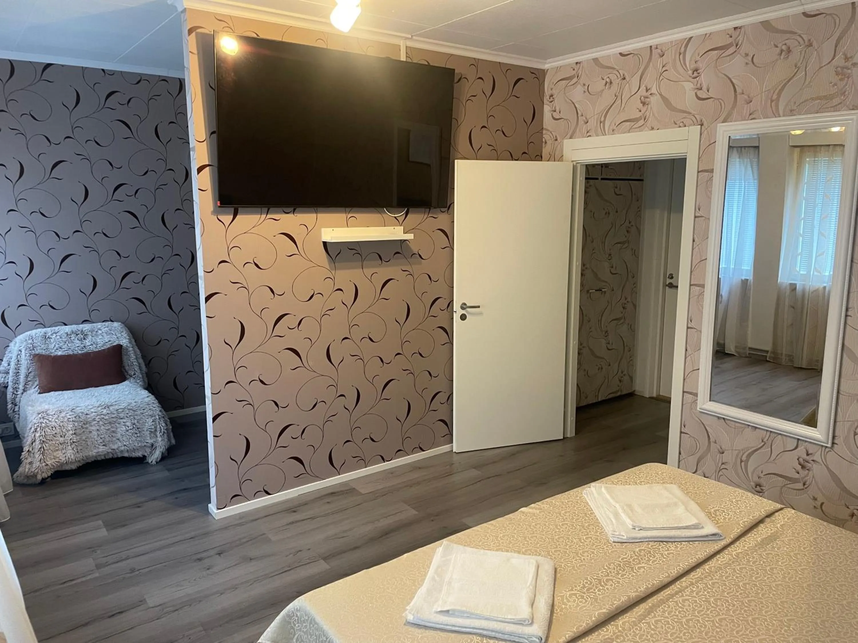 Bed in Hotel Ilomantsi North Star