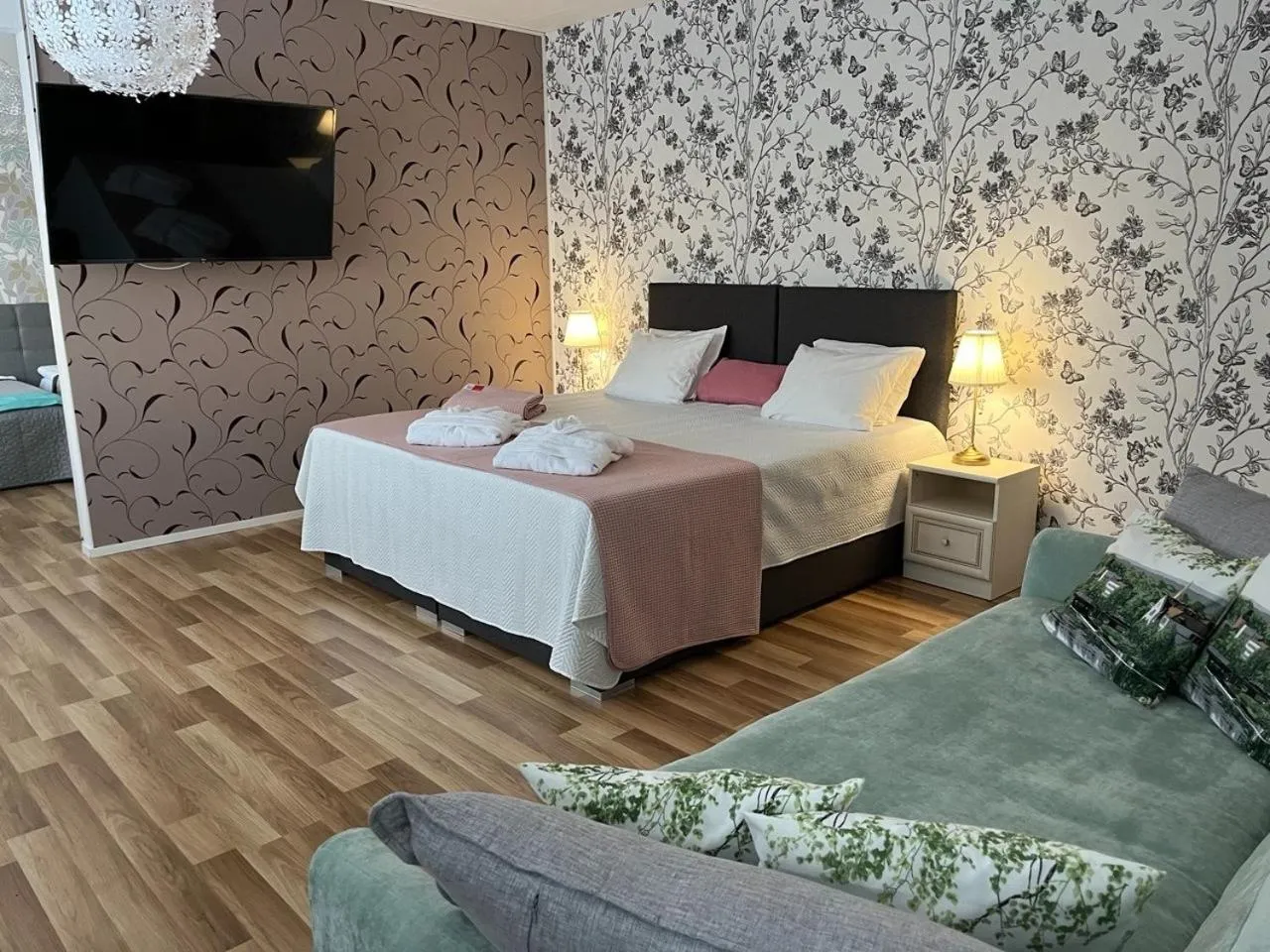 Bed in Hotel Ilomantsi North Star