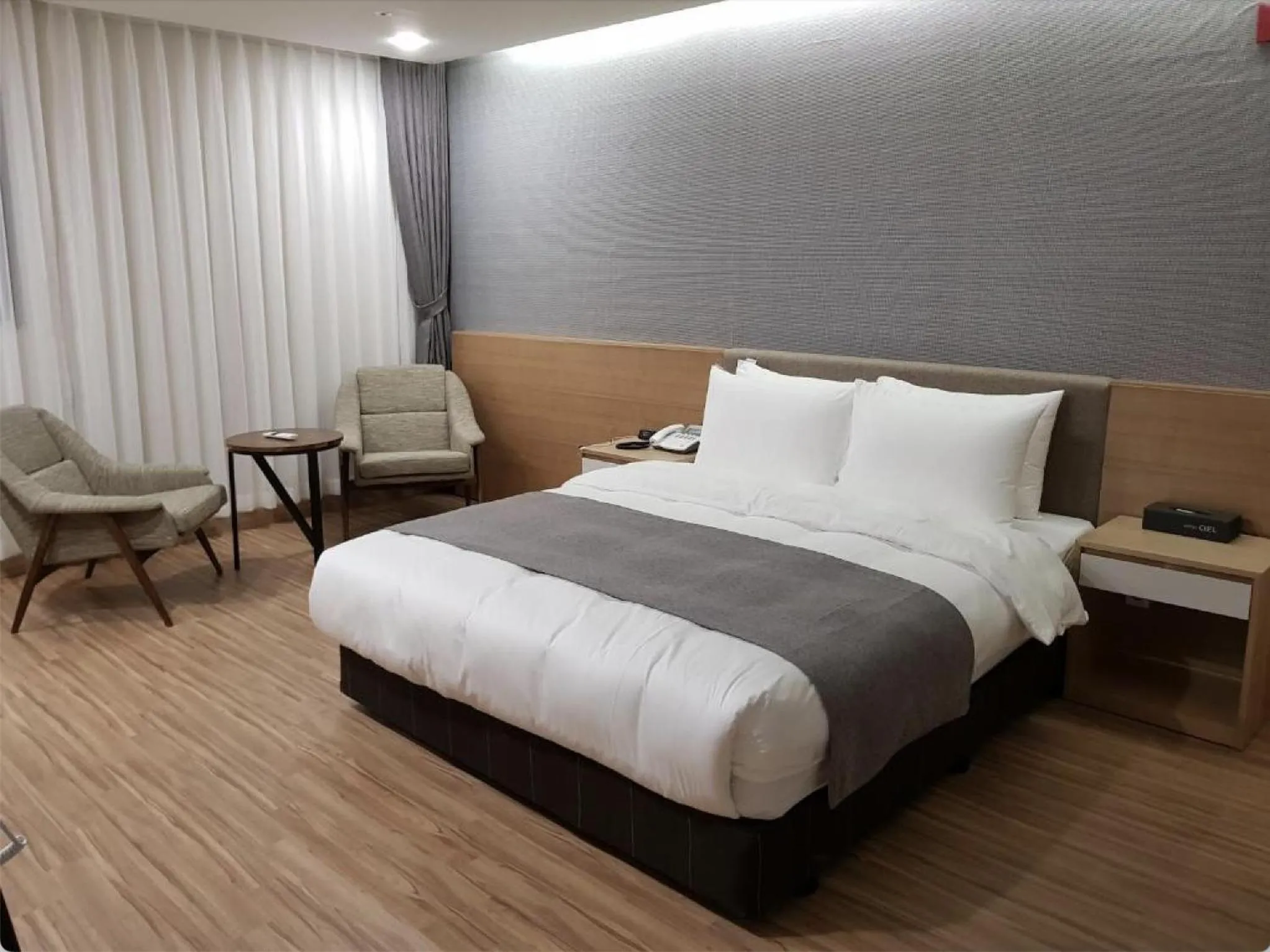 Bed in Hotel Ciel Dongtan