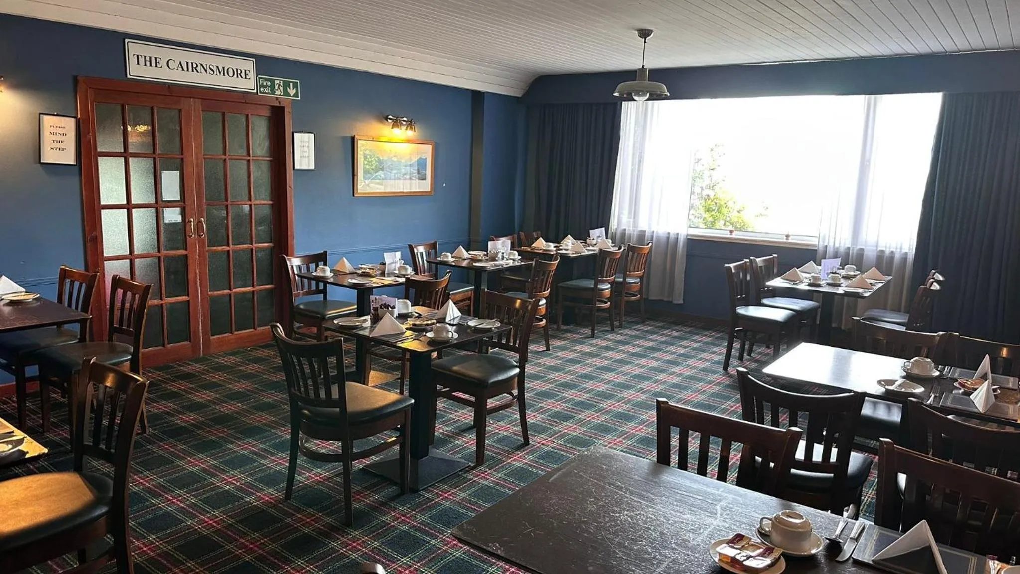 Dining area in The Bruce Hotel