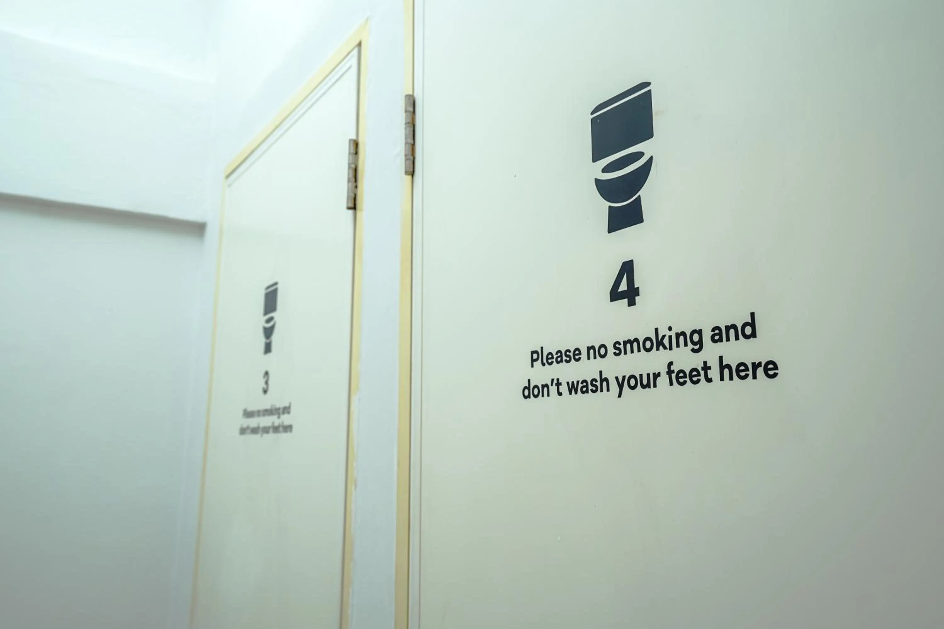 Toilet in PICCOLO SUKHUMVIT HOSTEL- Self check-in after 6 pm