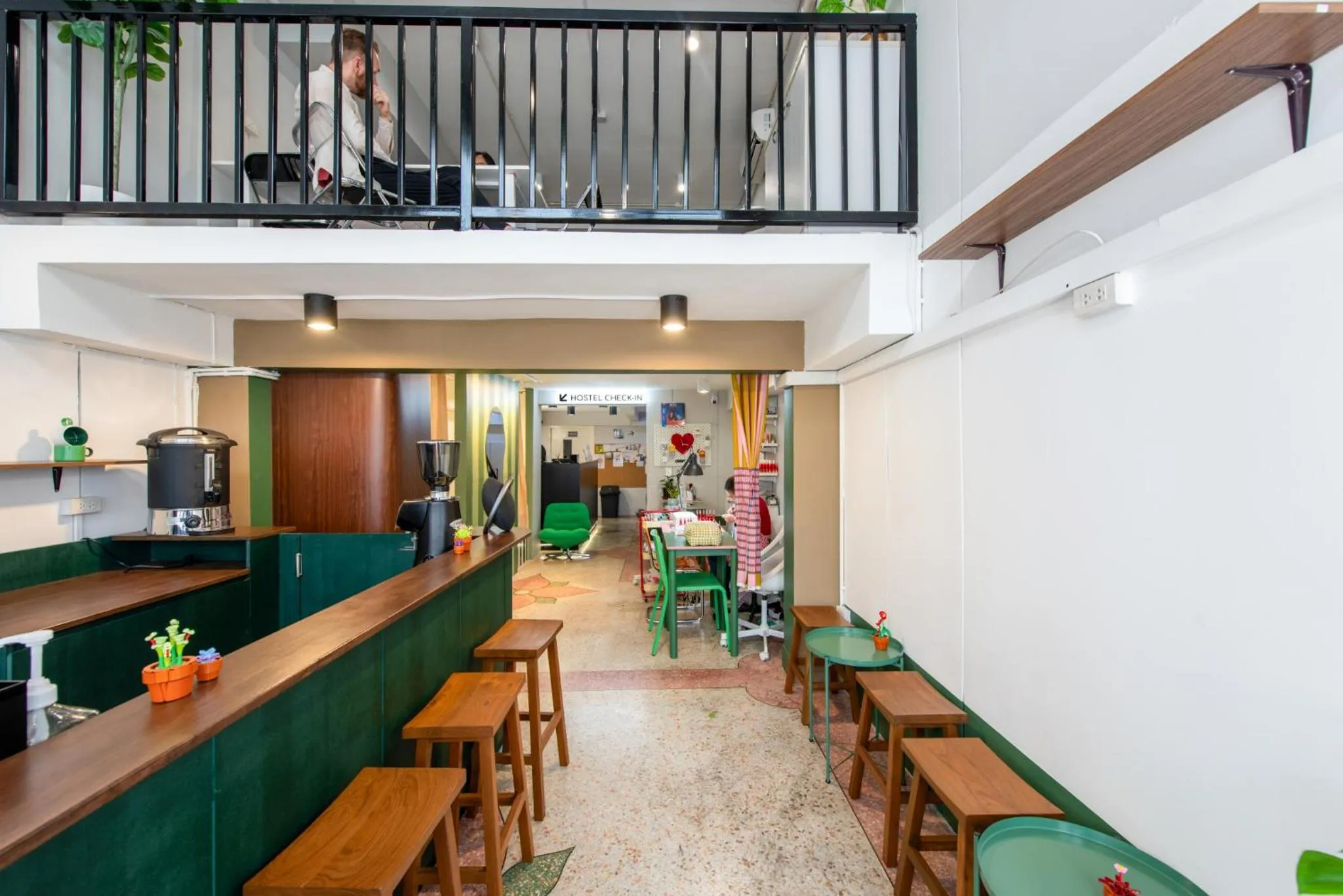 Property building in PICCOLO SUKHUMVIT HOSTEL- Self check-in after 6 pm