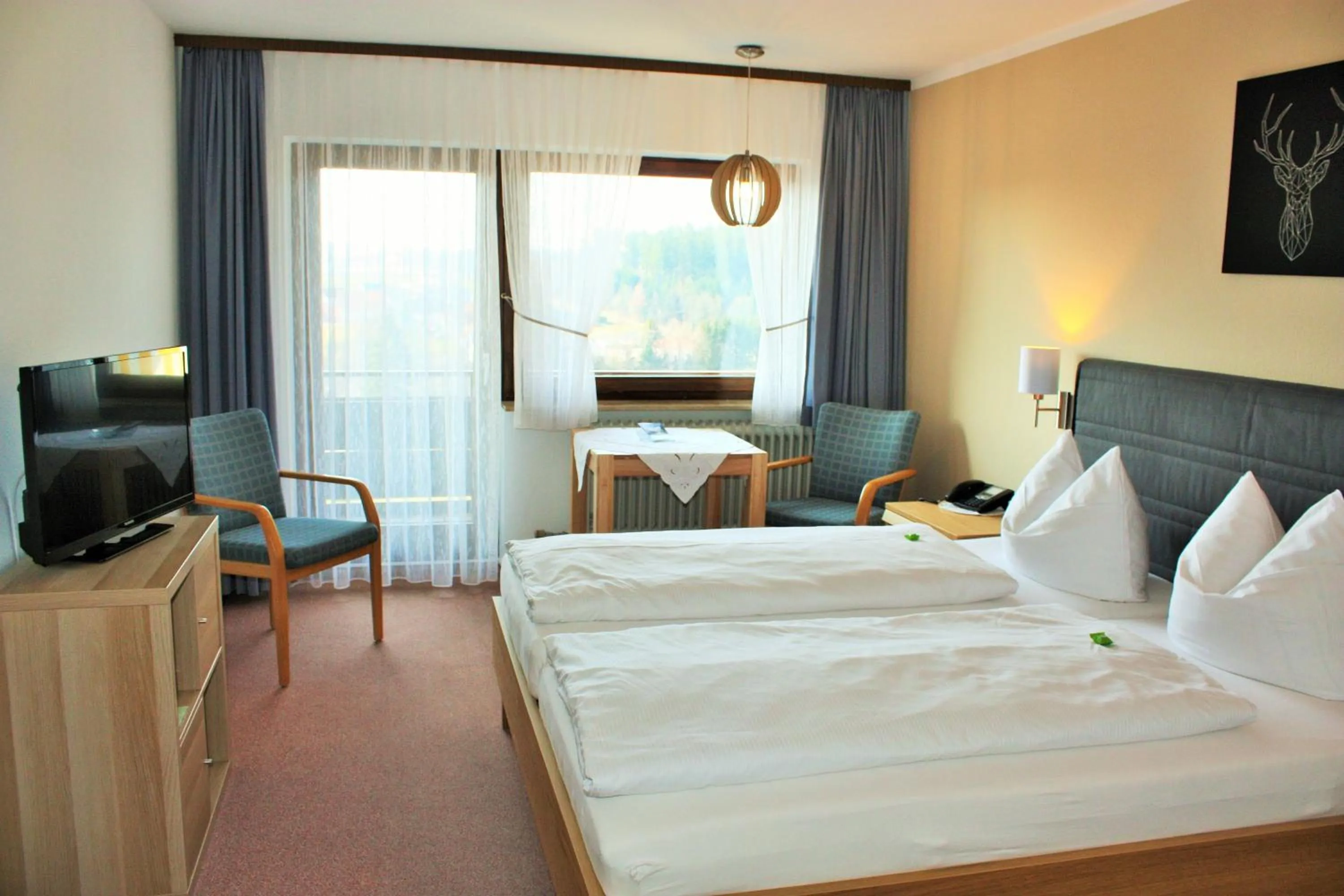 Bed in Hotel Panorama