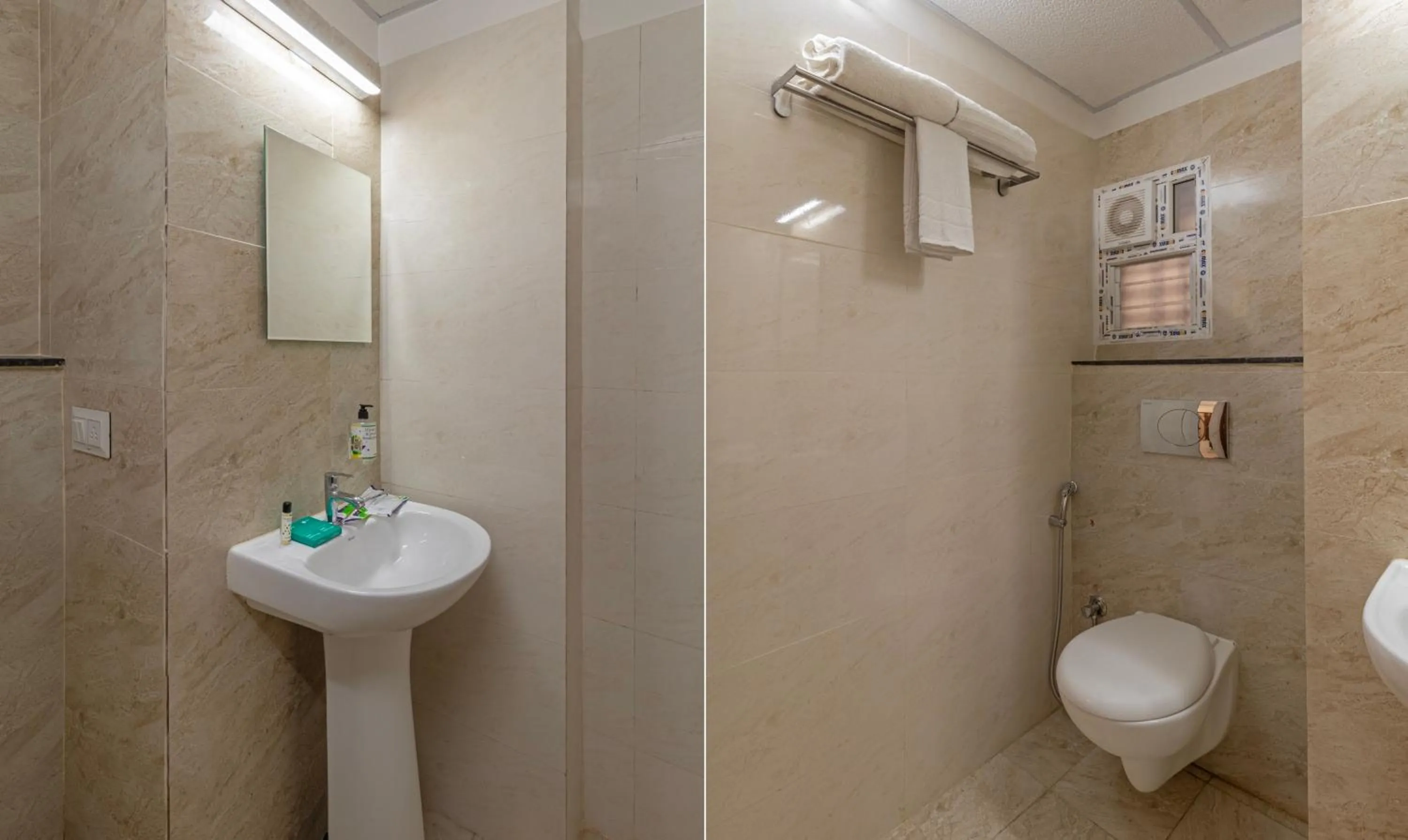 Bathroom in Treebo Raghavendra Tranquil Inn Bellandur