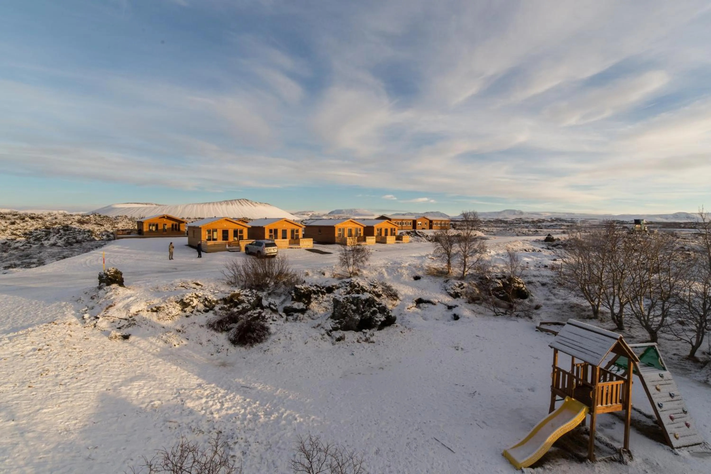 Winter in Dimmuborgir Guesthouse