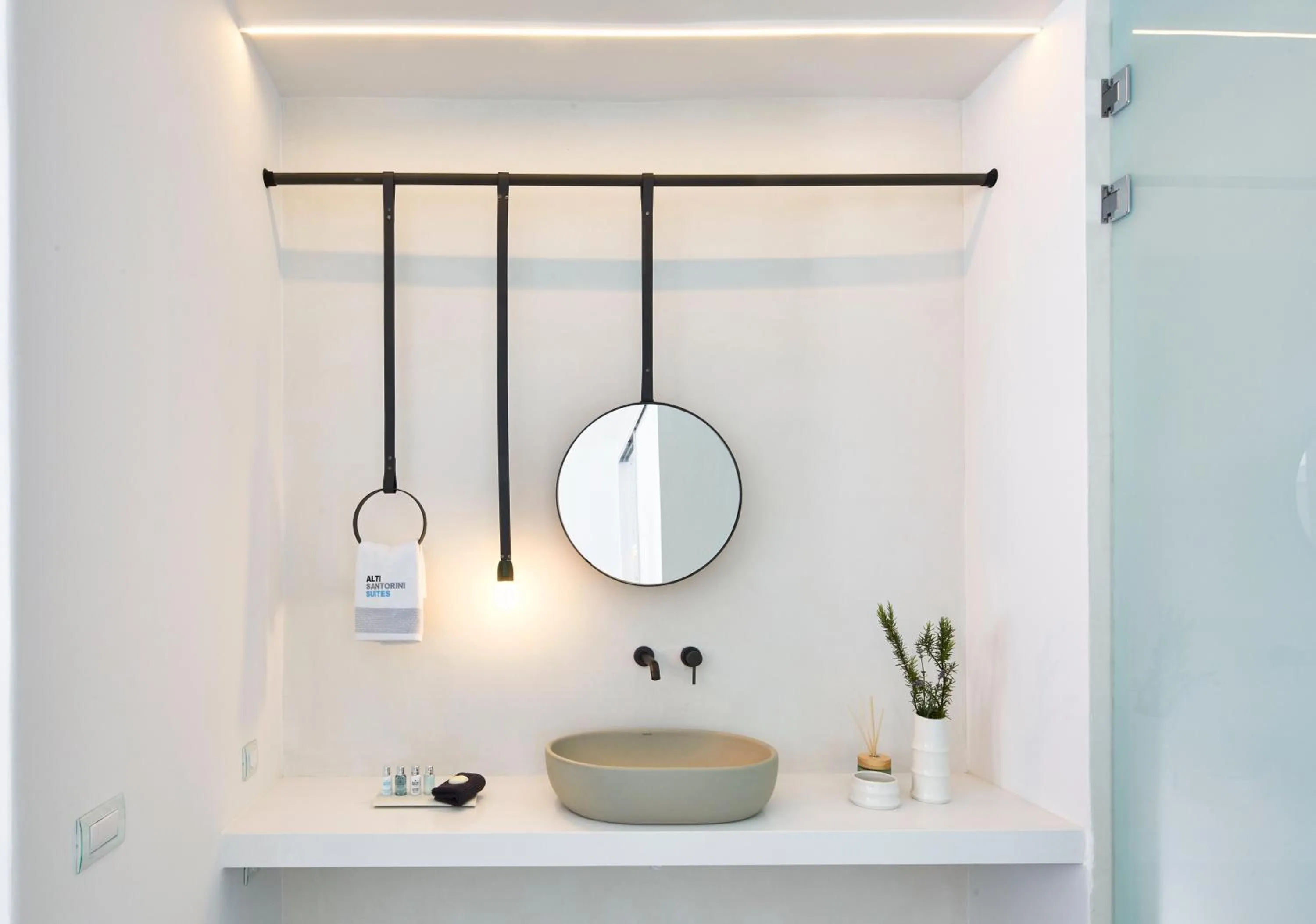 Toilet in Alti Santorini Suites - Caldera View