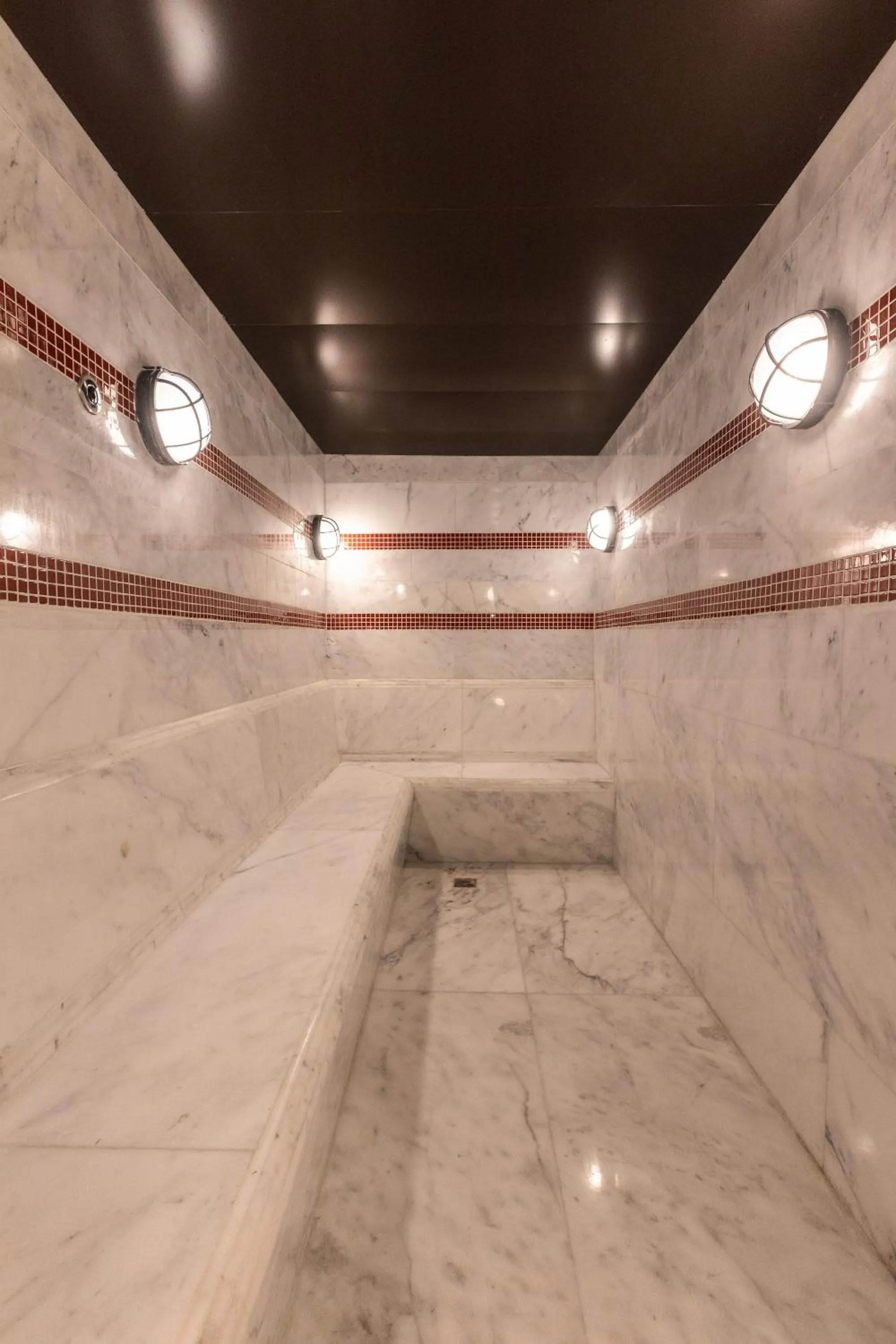 Steam room in Gewan White Beach Resort-New Alamein